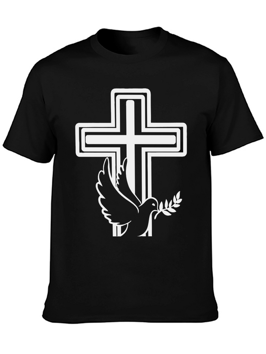 Faith Dove Graphic Tee - Stylish Christian Apparel