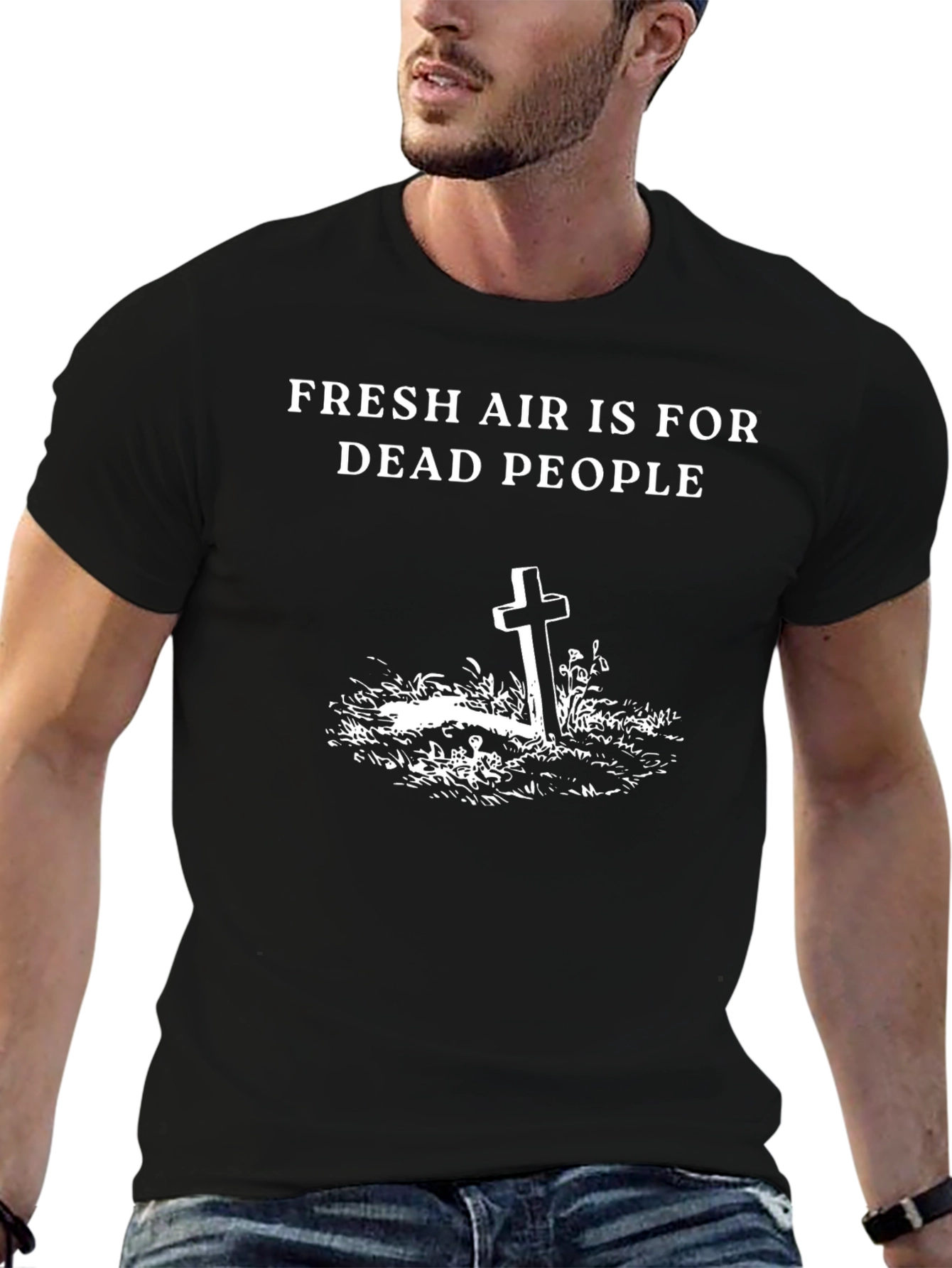 Fresh Air Dead People Graphic Tee