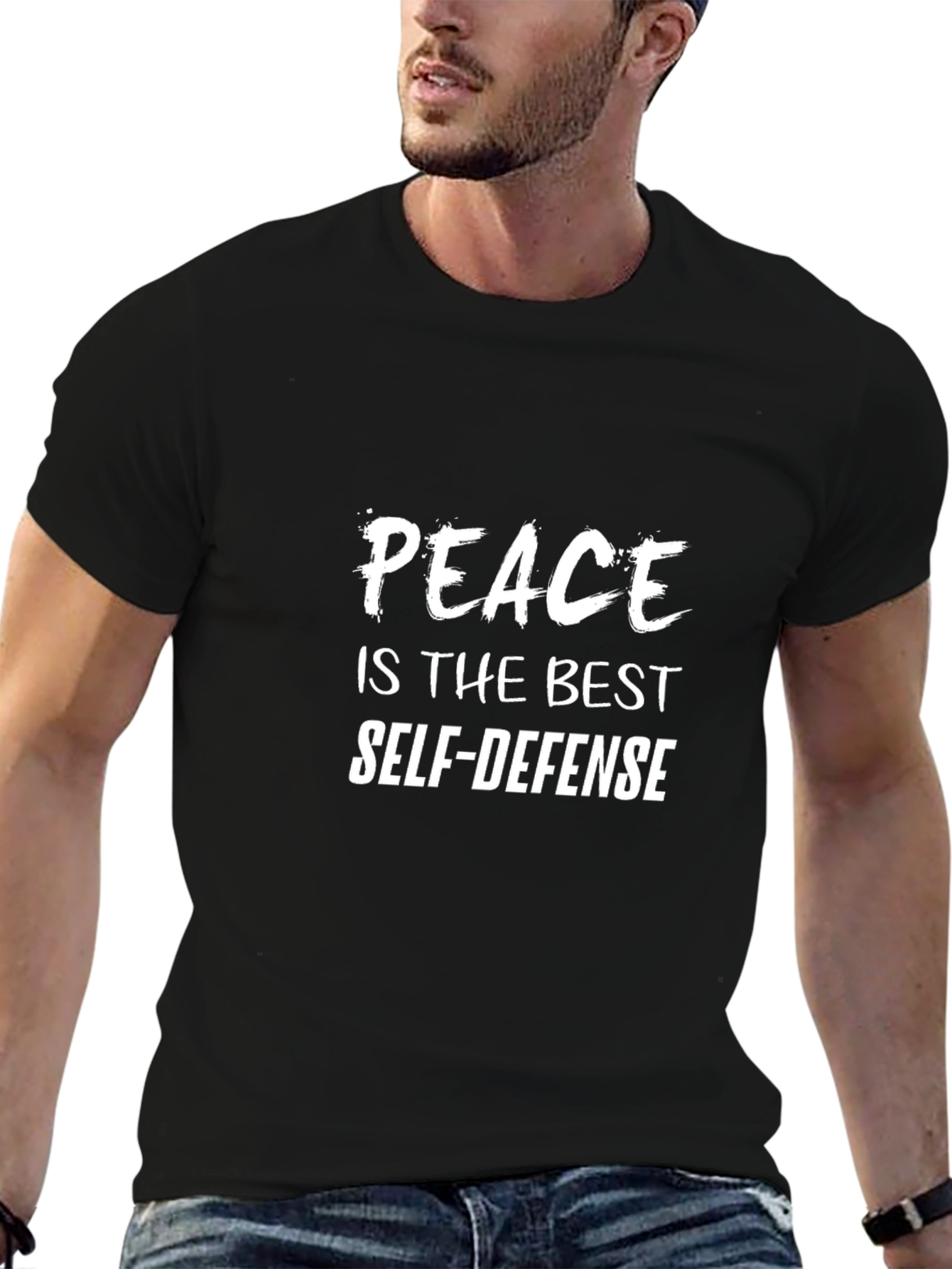 Peace is the Best Self-Defense Graphic Tee