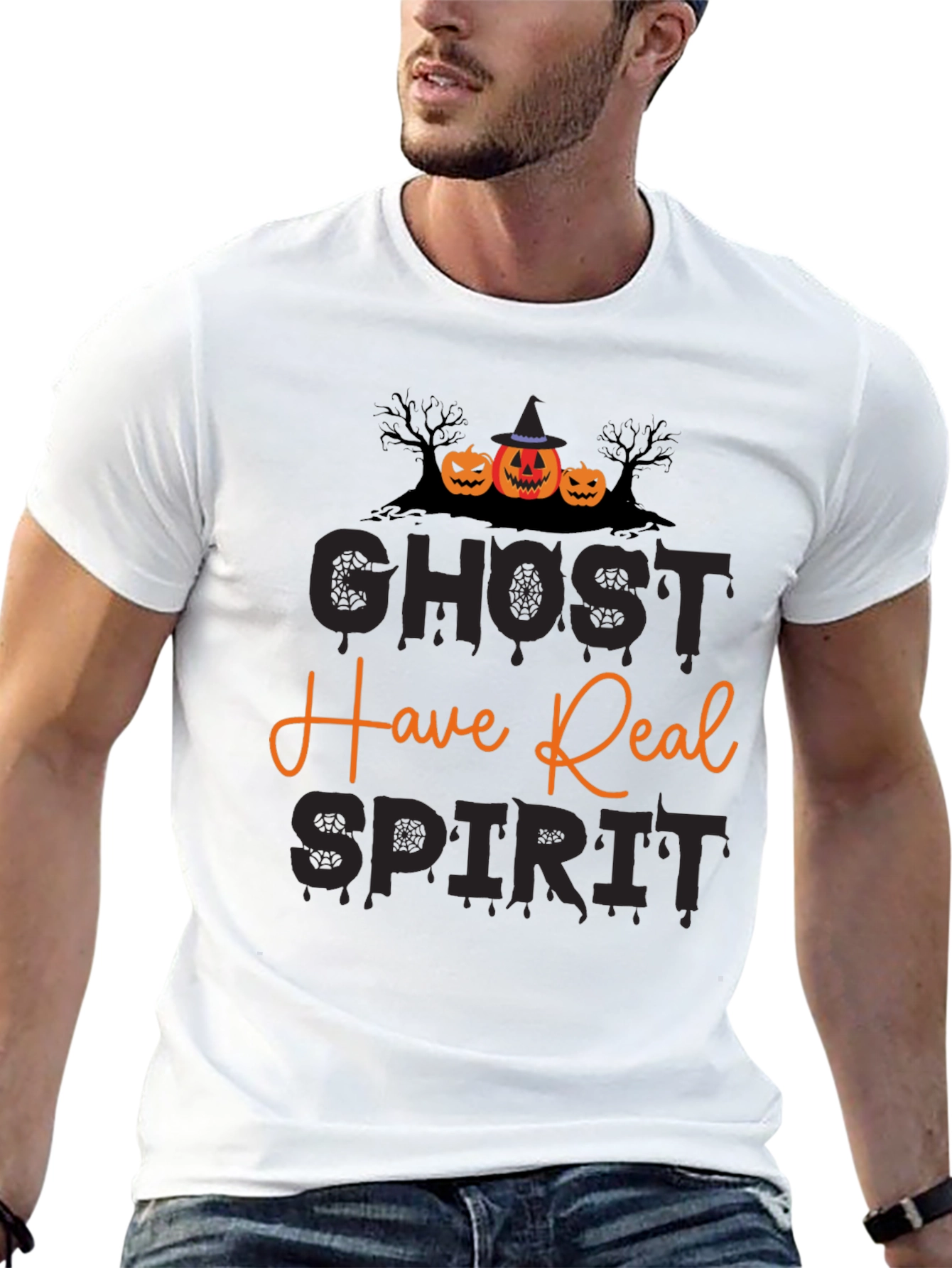 Ghost Have Real Spirit Halloween Tee