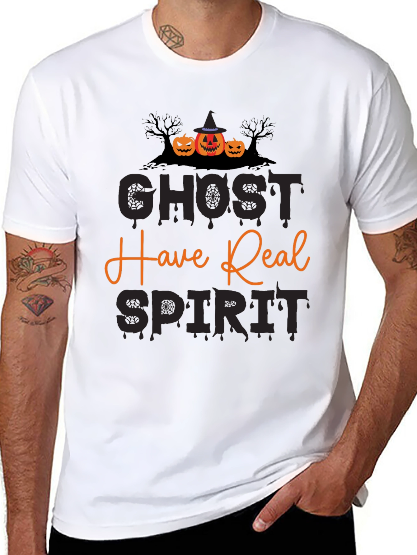 Ghost Have Real Spirit Halloween Tee