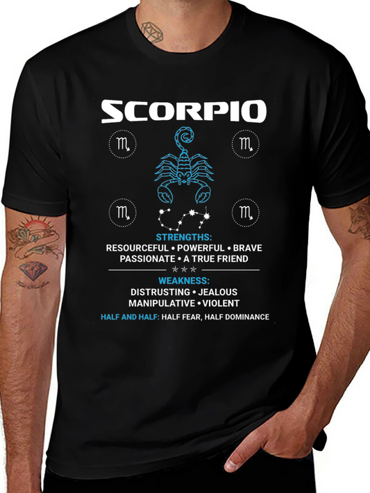 Scorpio Zodiac Sign T-Shirt: Strengths & Weaknesses