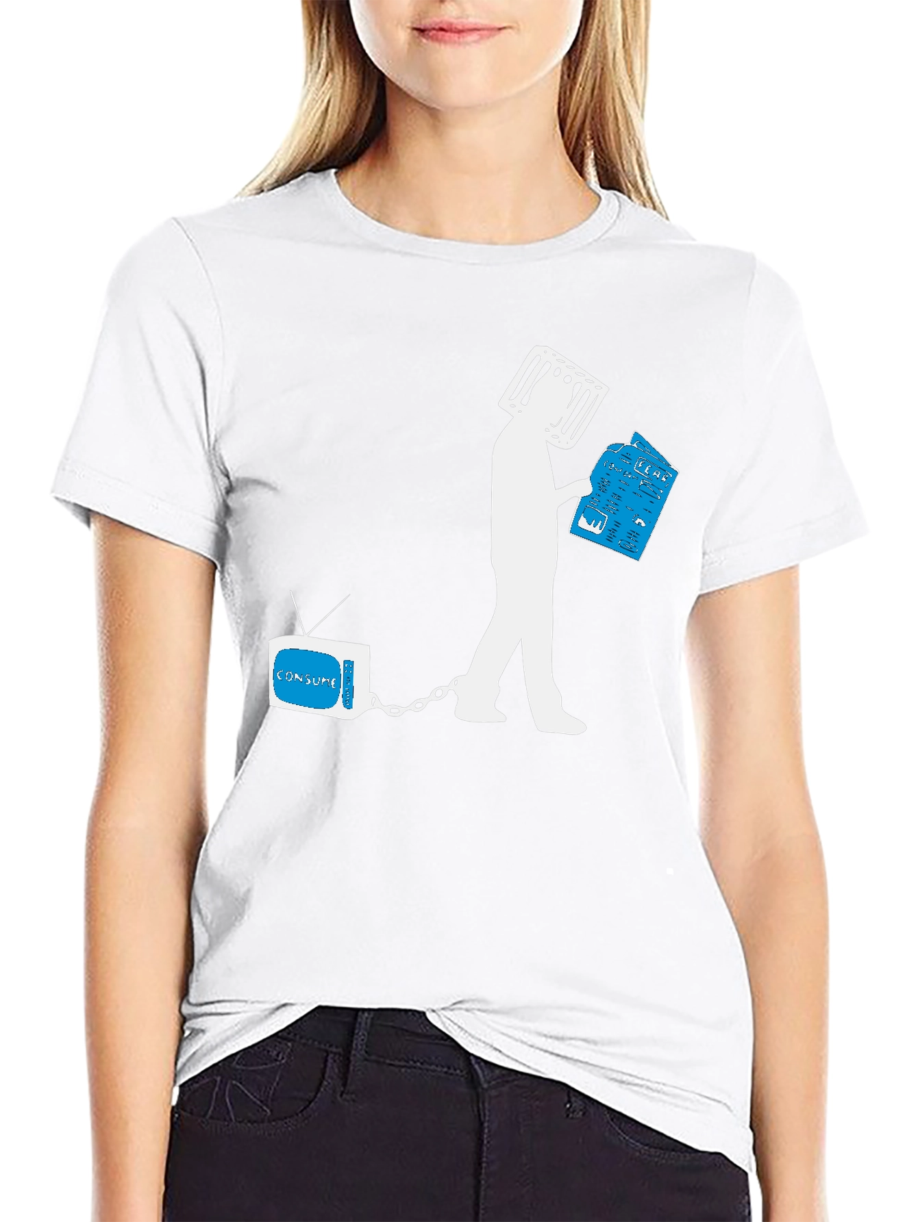 Consume TV Head T-Shirt