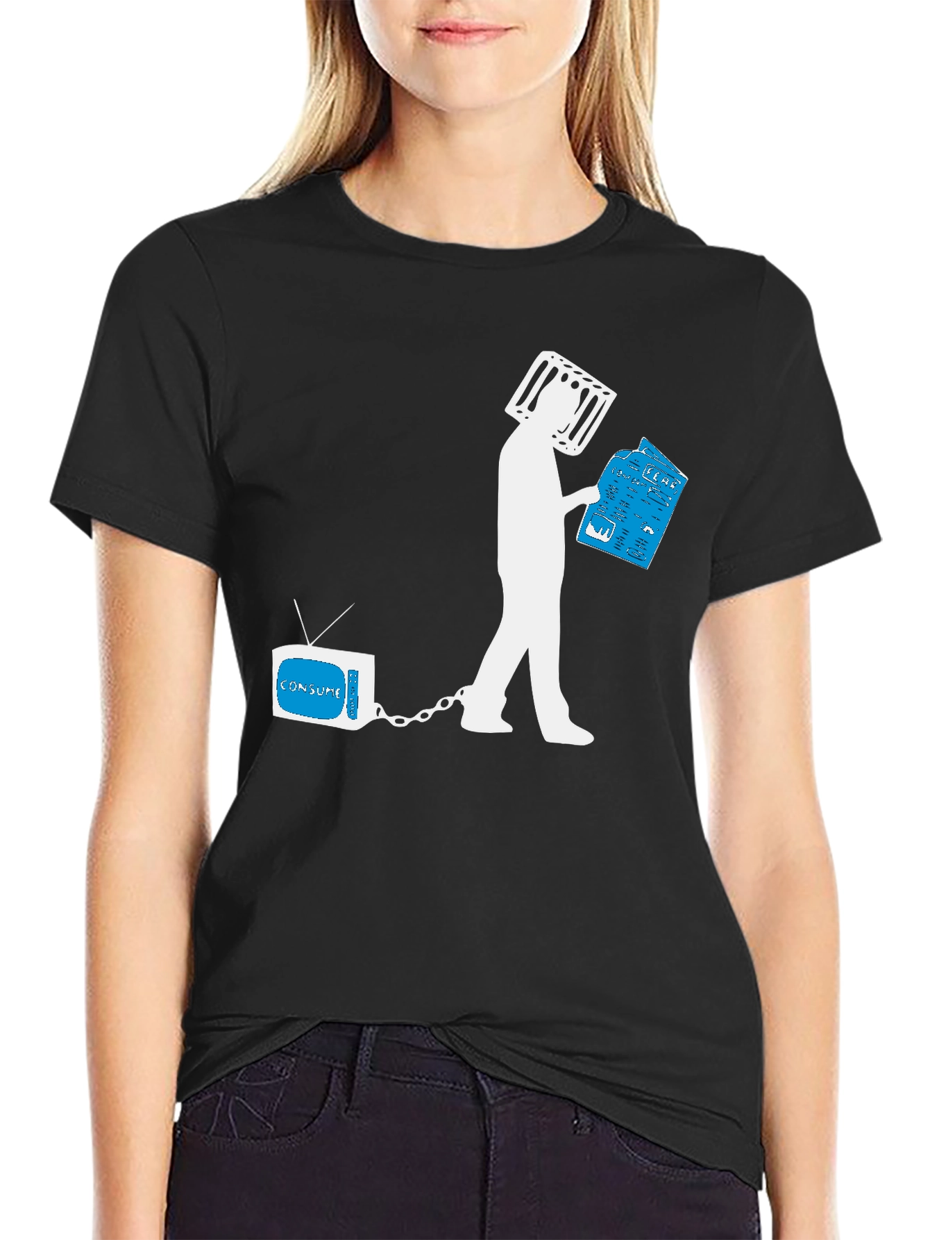 Consume TV Head T-Shirt