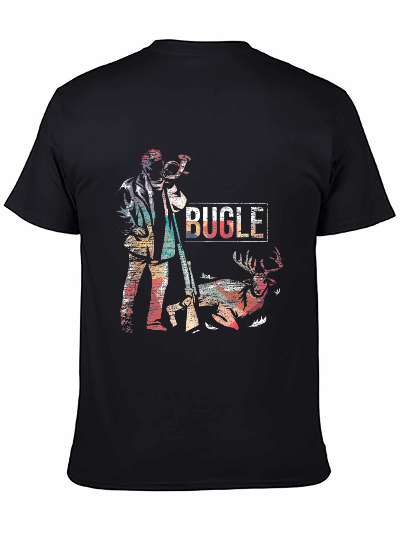 Bugle Hunter T-Shirt - Deer Hunting Season