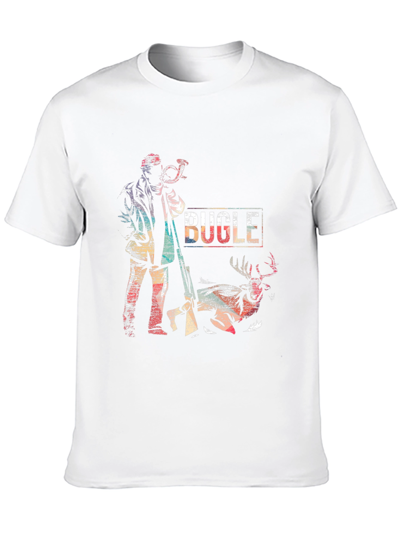 Bugle Hunter T-Shirt - Deer Hunting Season
