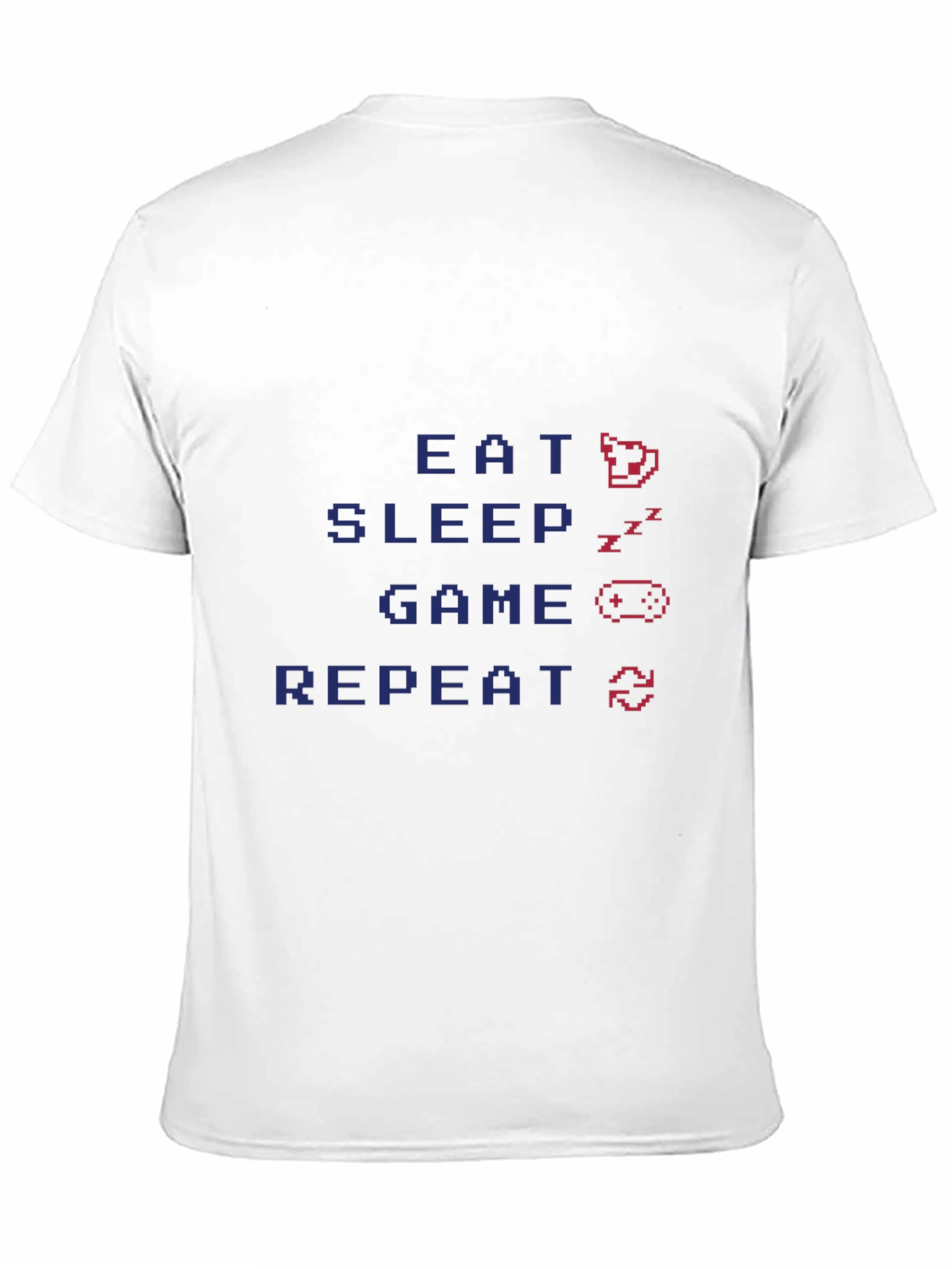 Gamers Life Black T-Shirt - Eat Sleep Game Repeat