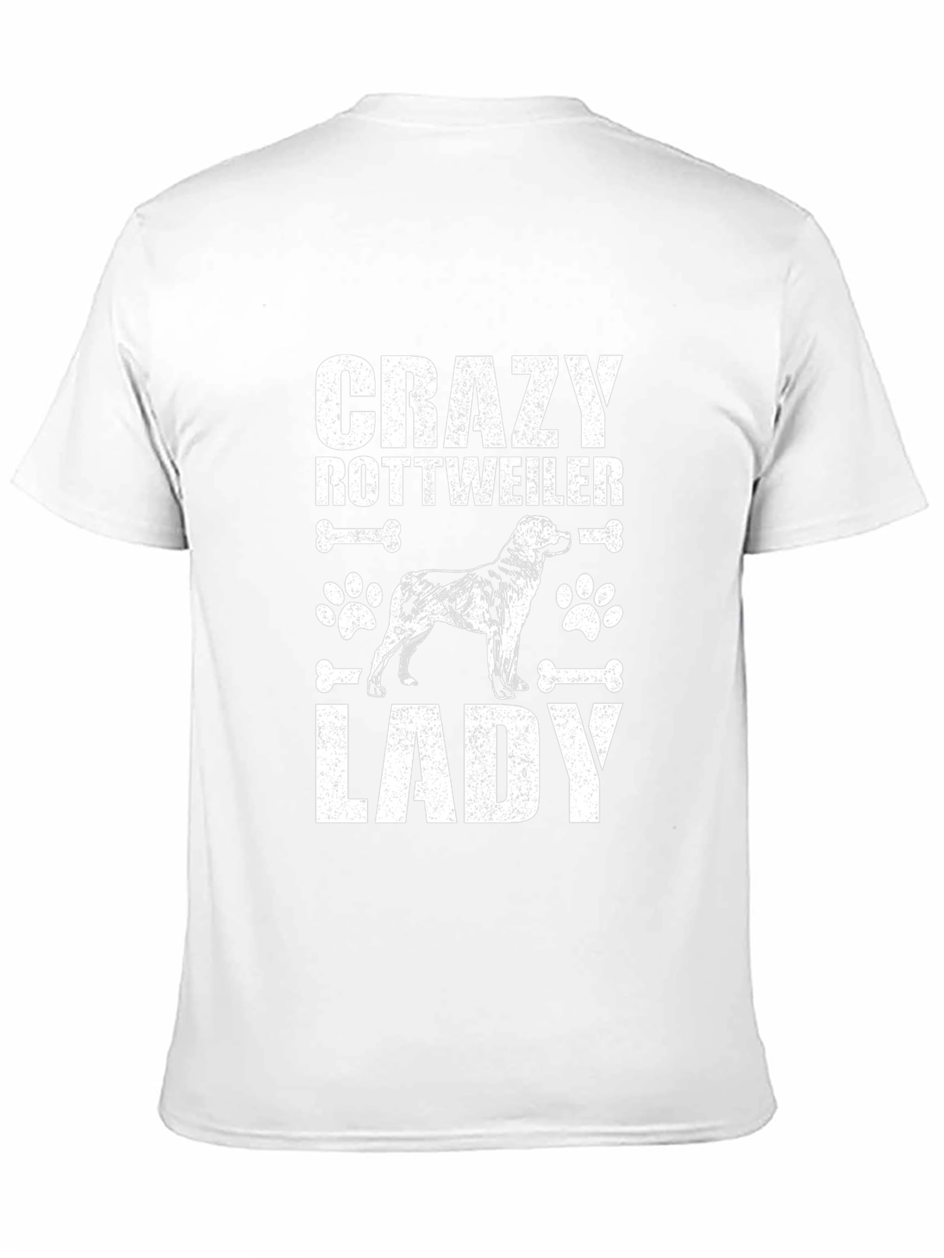 Crazy Rottweiler Lady Graphic T-Shirt