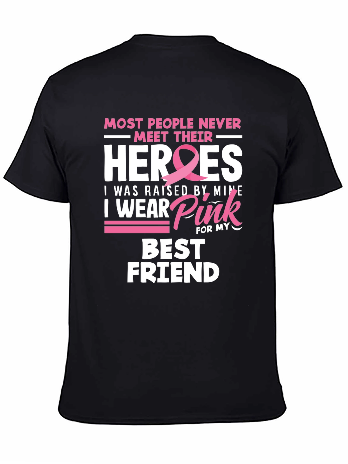 Breast Cancer Awareness Best Friend T-Shirt