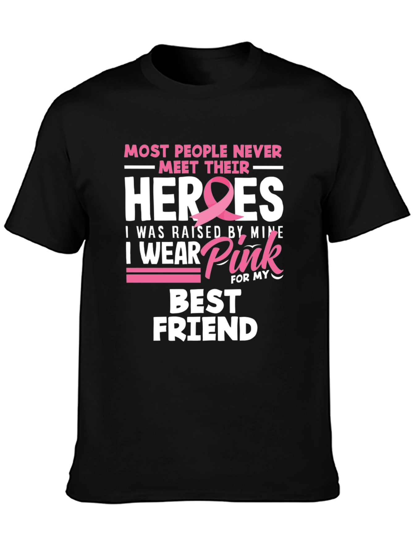 Breast Cancer Awareness Best Friend T-Shirt