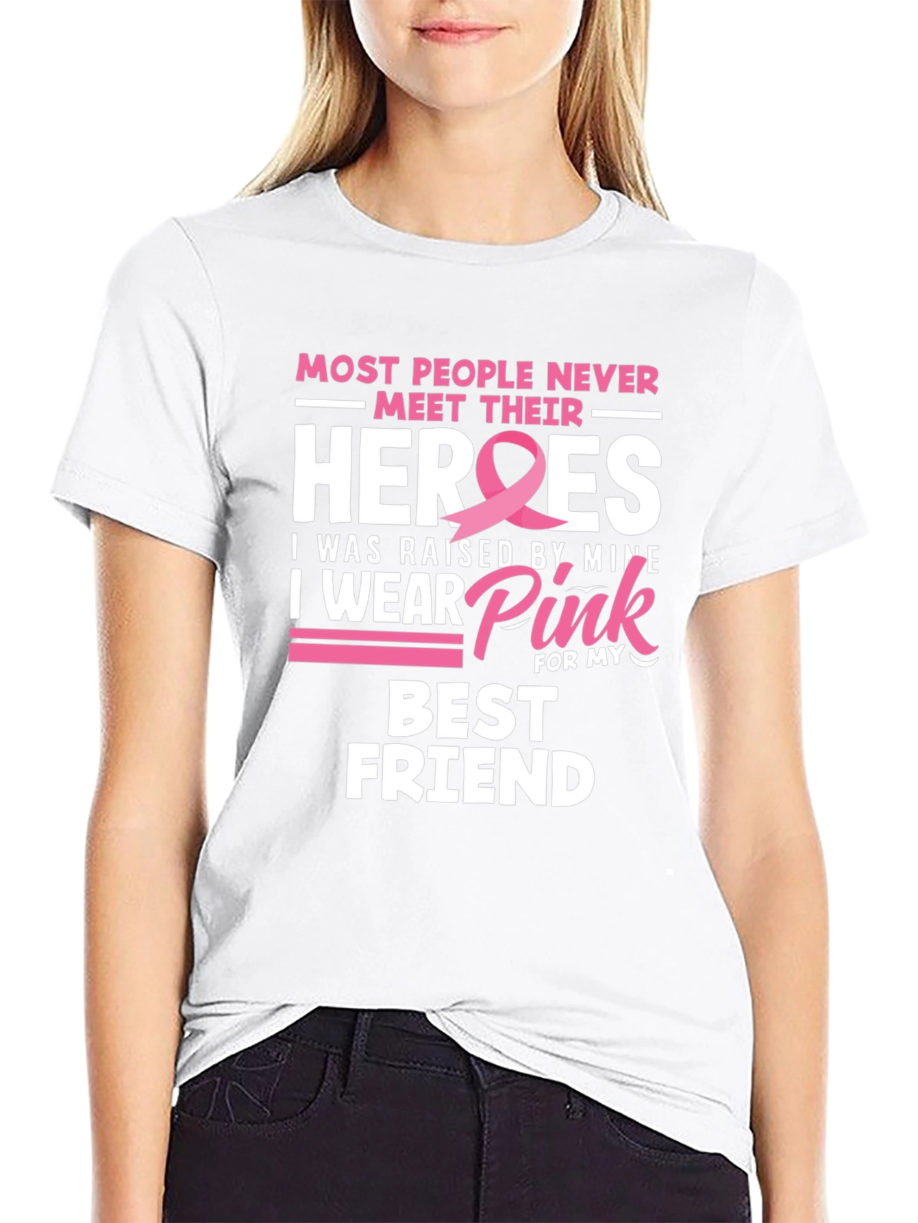 Breast Cancer Awareness Best Friend T-Shirt