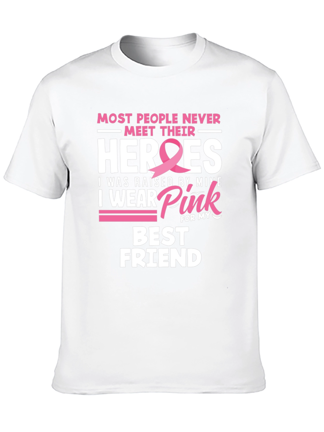 Breast Cancer Awareness Best Friend T-Shirt