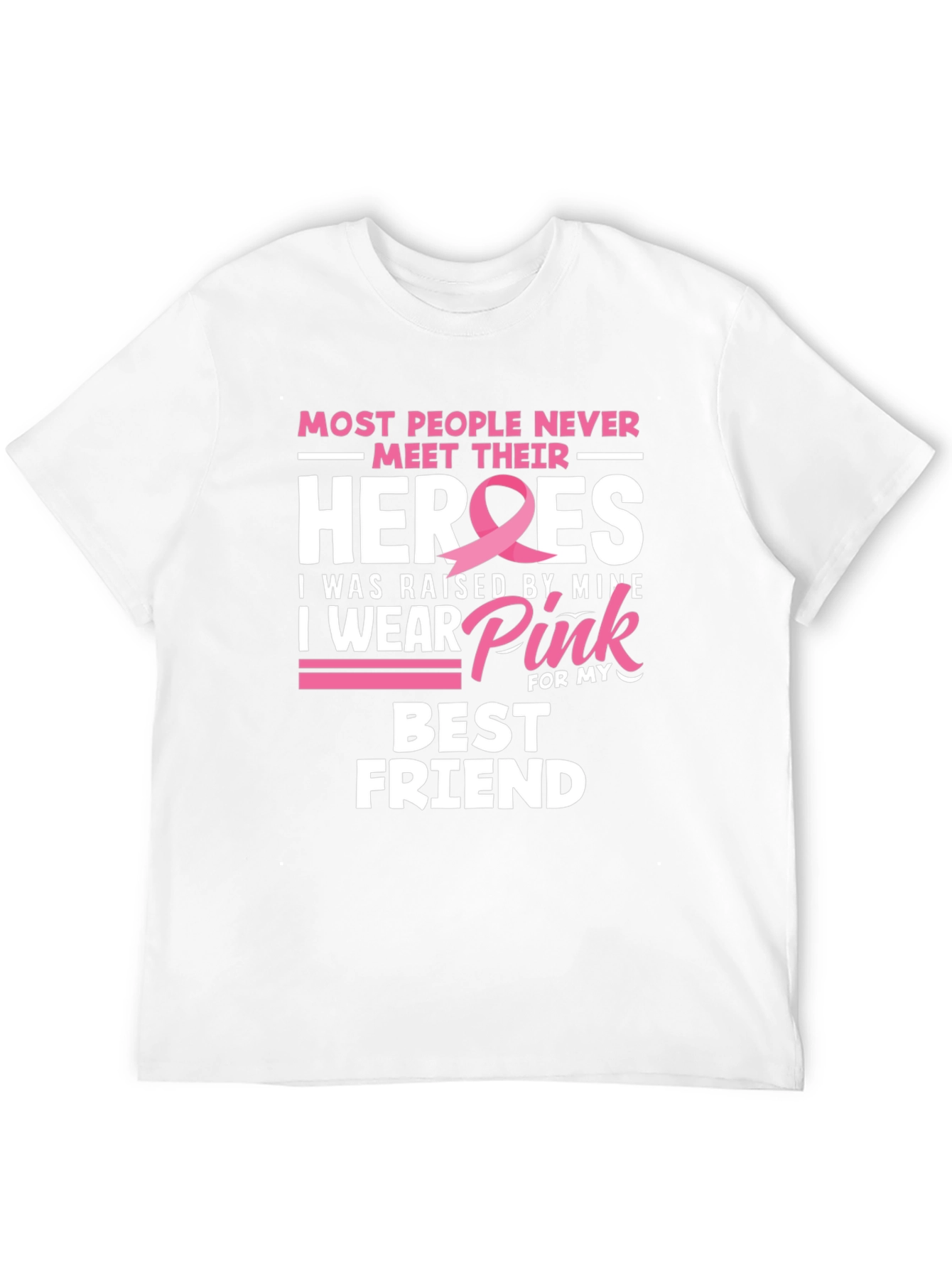 Breast Cancer Awareness Best Friend T-Shirt