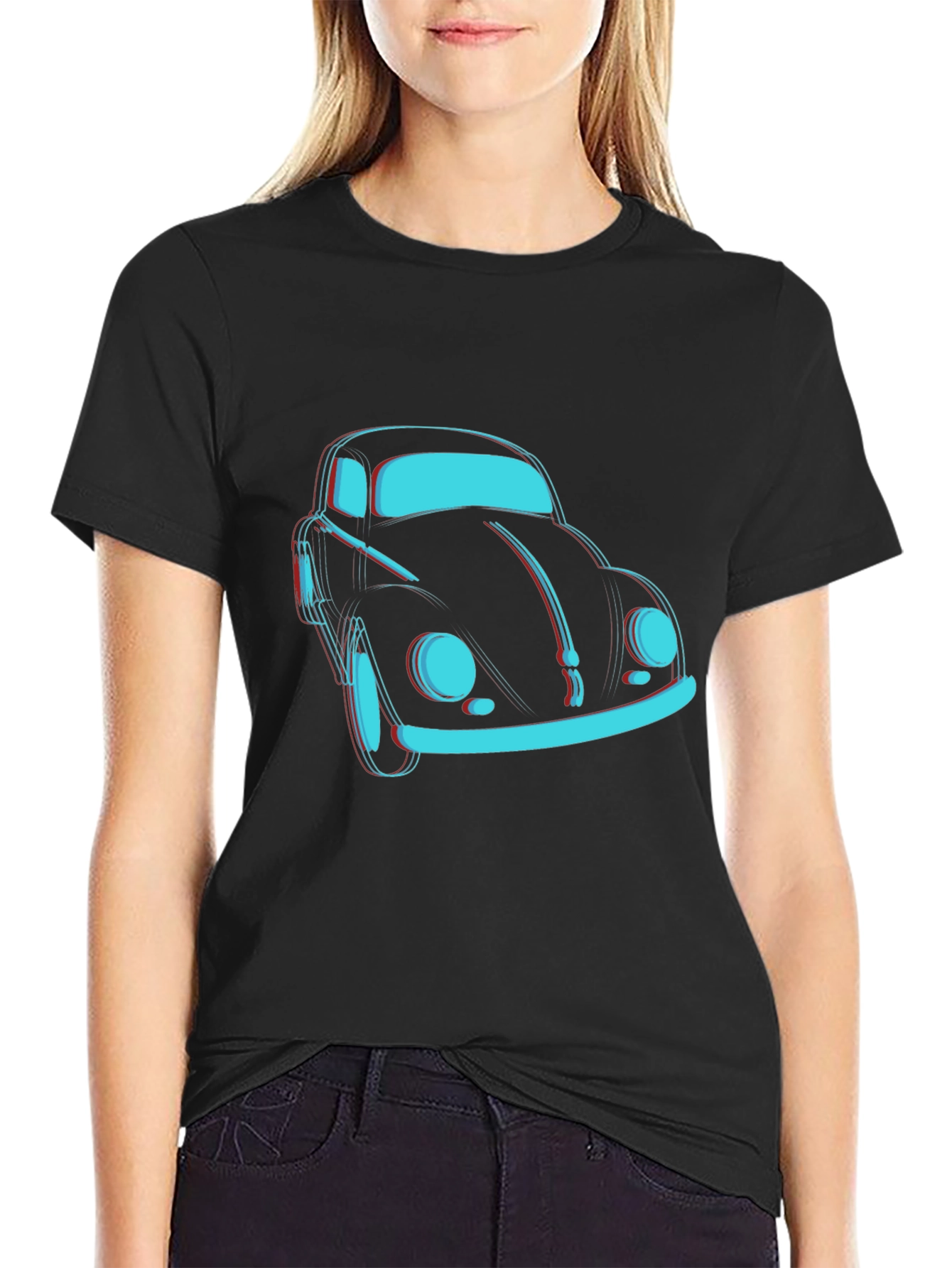 Retro VW Beetle Graphic Tee - Classic Car T-Shirt