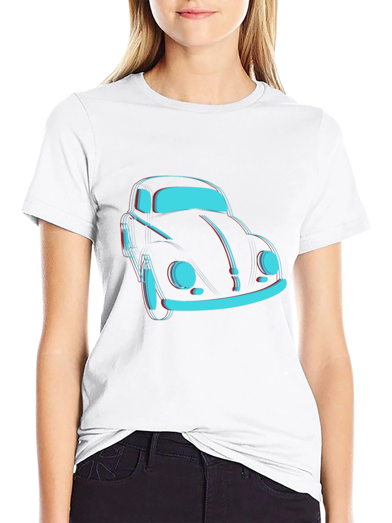 Retro VW Beetle Graphic Tee - Classic Car T-Shirt