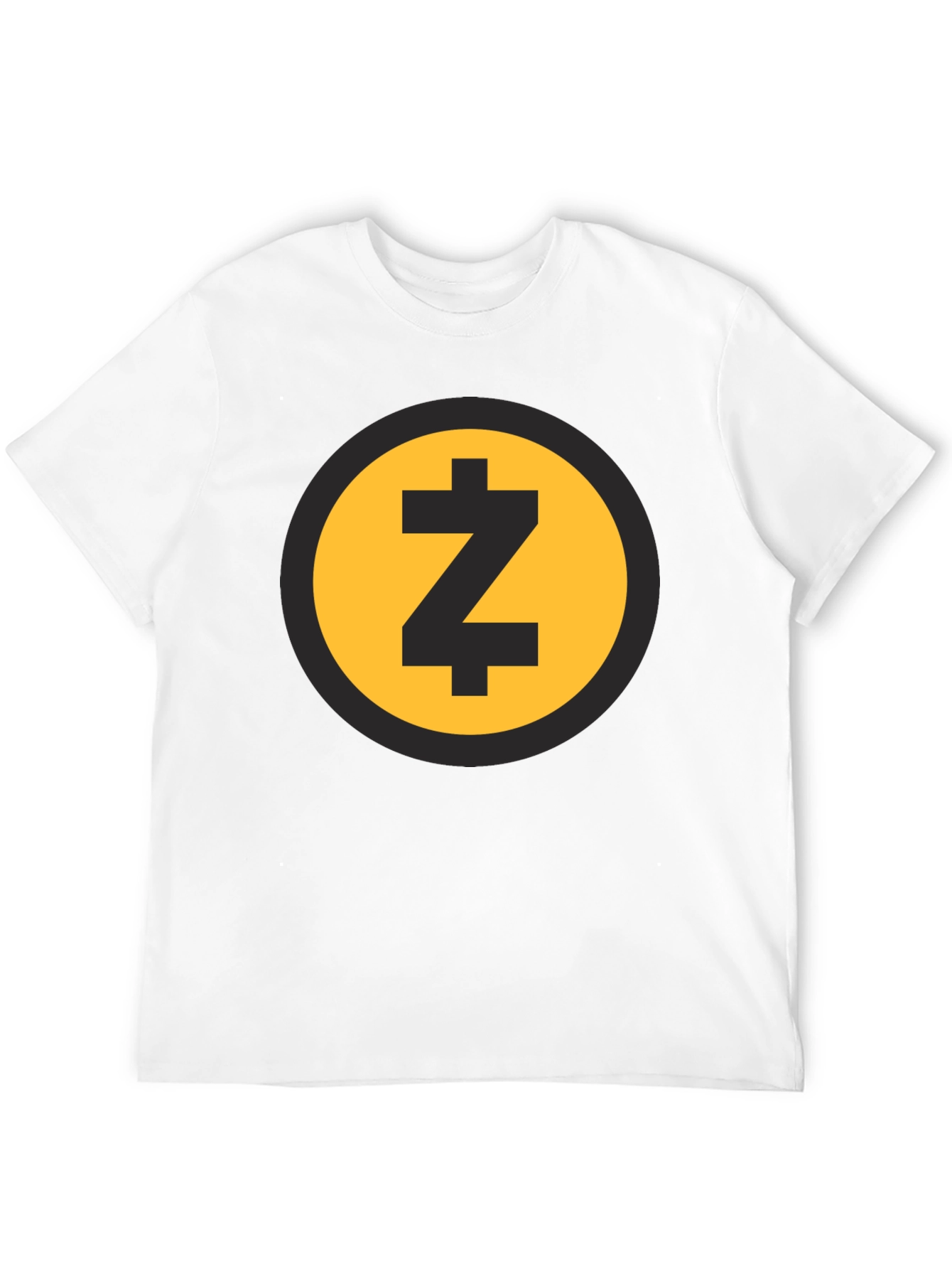 Zcash Crypto T-Shirt Black Cotton Short Sleeve Tee