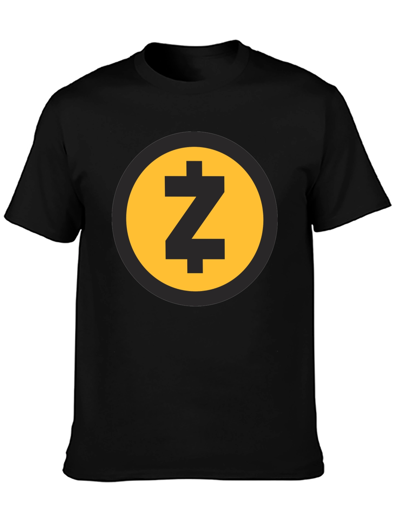 Zcash Crypto T-Shirt Black Cotton Short Sleeve Tee