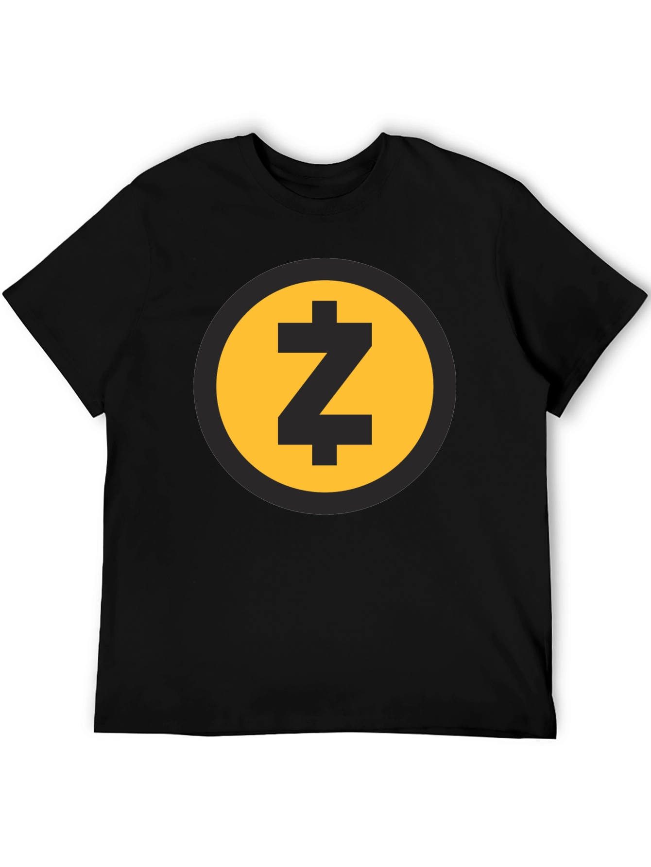 Zcash Crypto T-Shirt Black Cotton Short Sleeve Tee