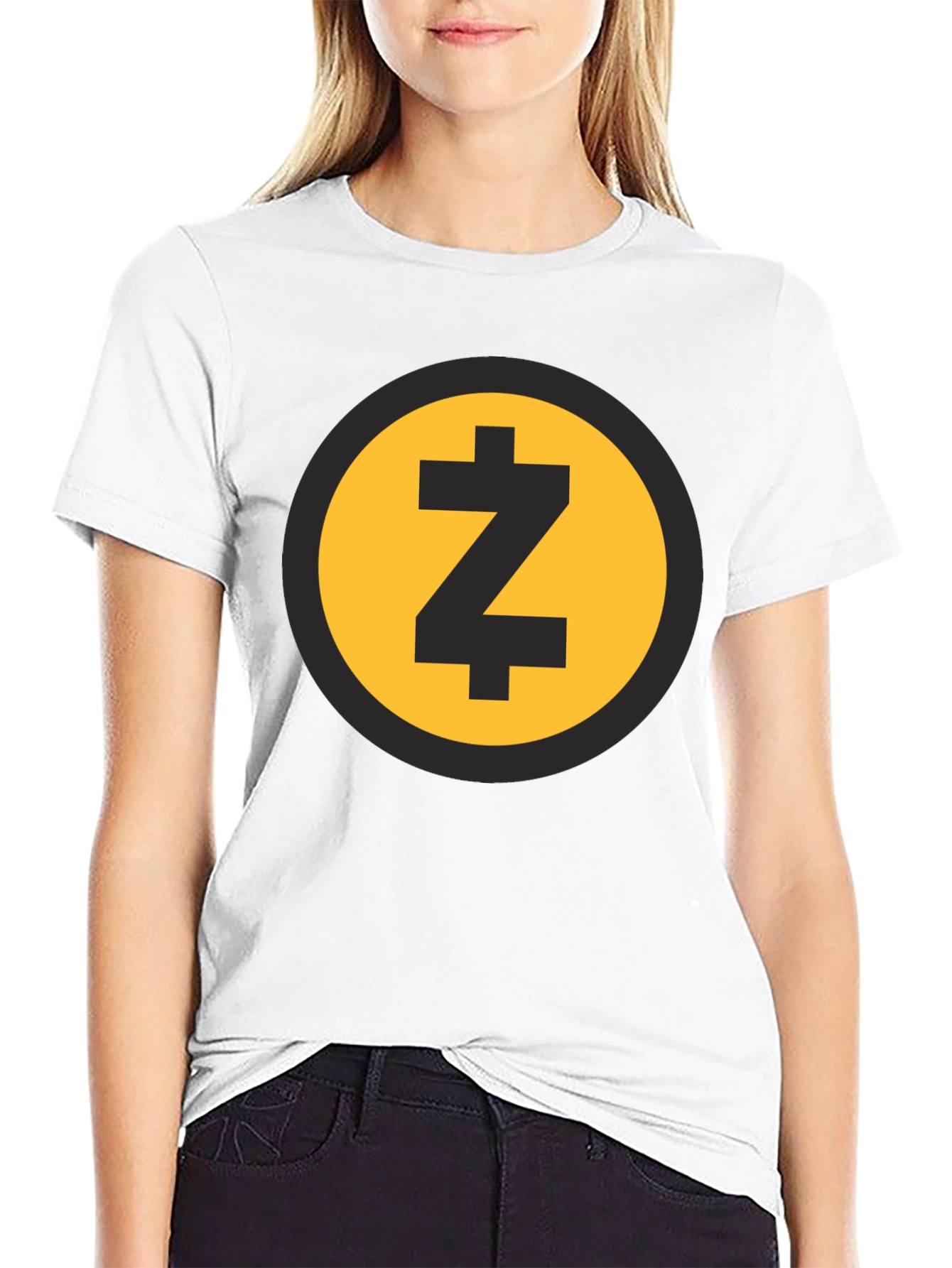 Zcash Crypto T-Shirt Black Cotton Short Sleeve Tee