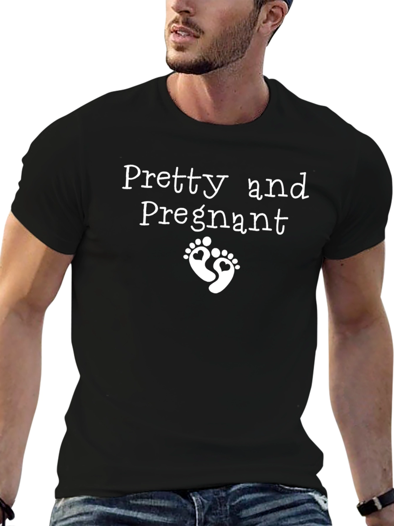 Pretty and Pregnant Graphic Tee