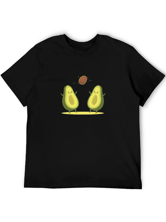 Avocado Friends T-Shirt - Playful Fruit Graphic Tee
