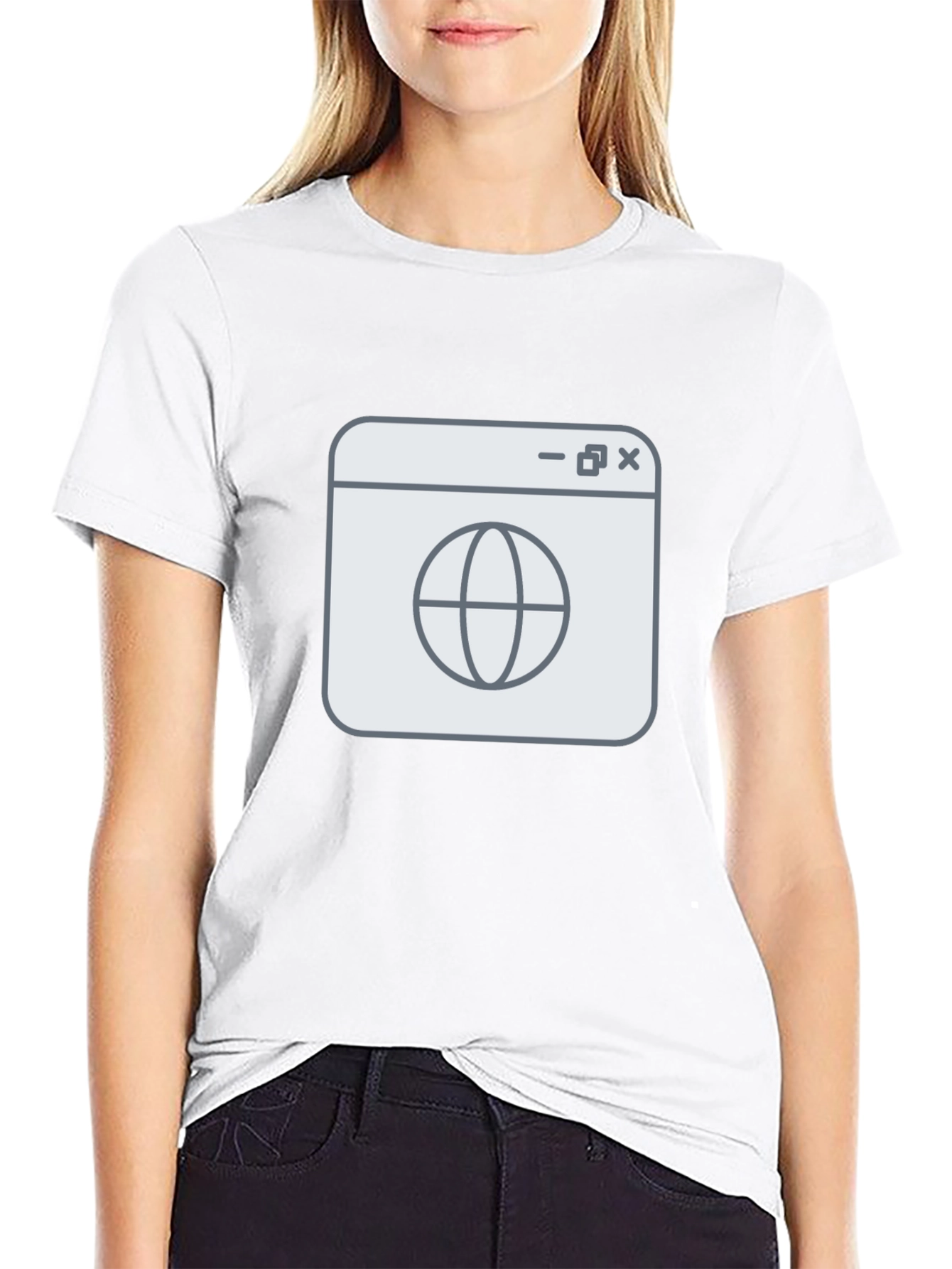 Internet Globe T-Shirt - Modern Design