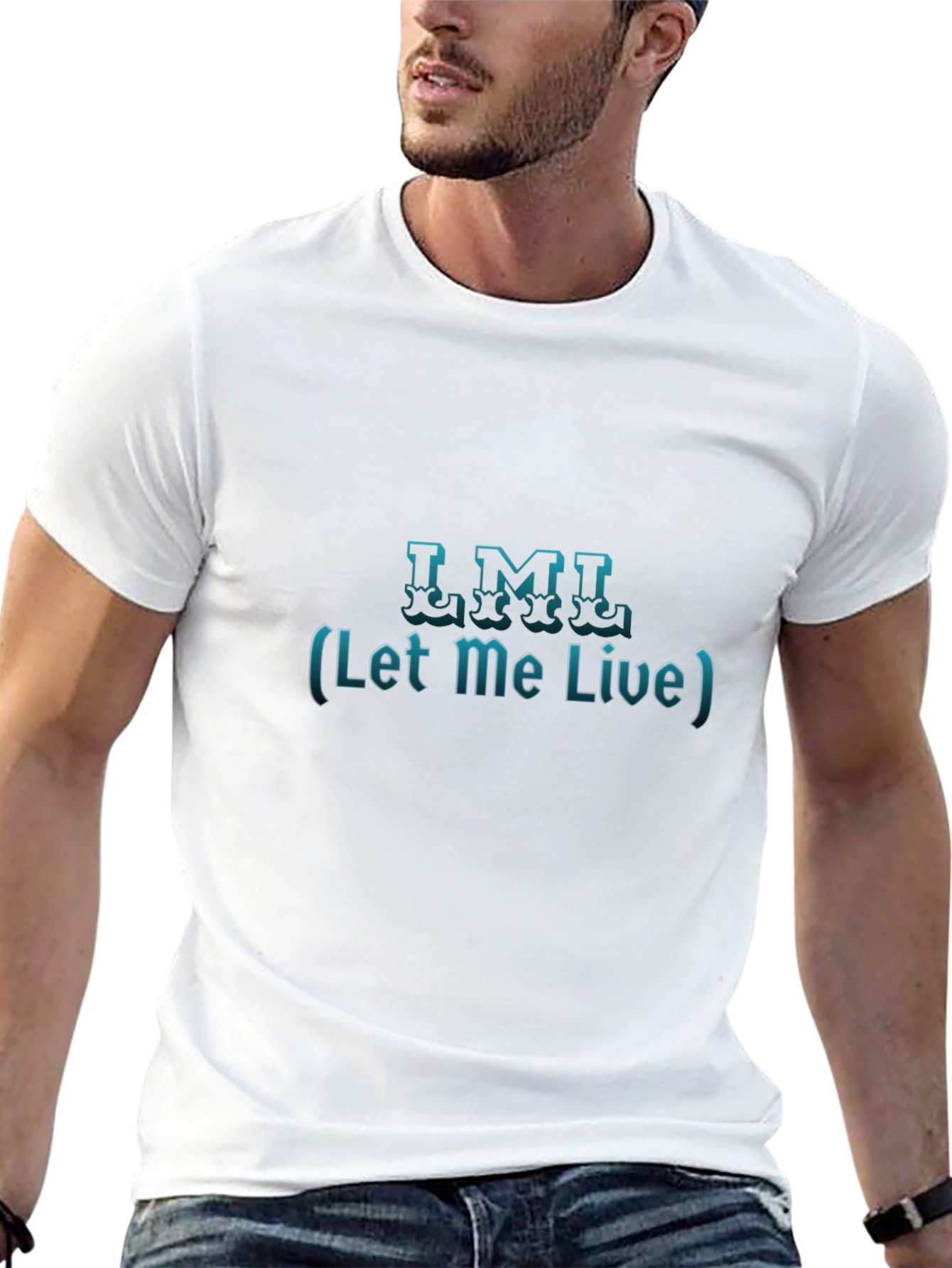 LML Let Me Live Black T-Shirt