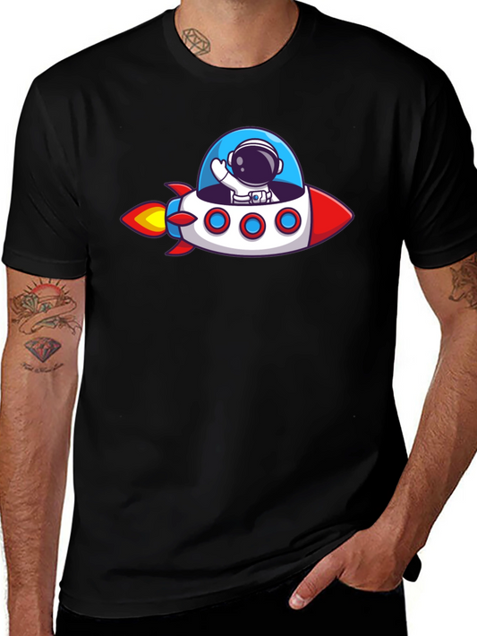 Astronaut Rocket T-Shirt - Out of This World Style!