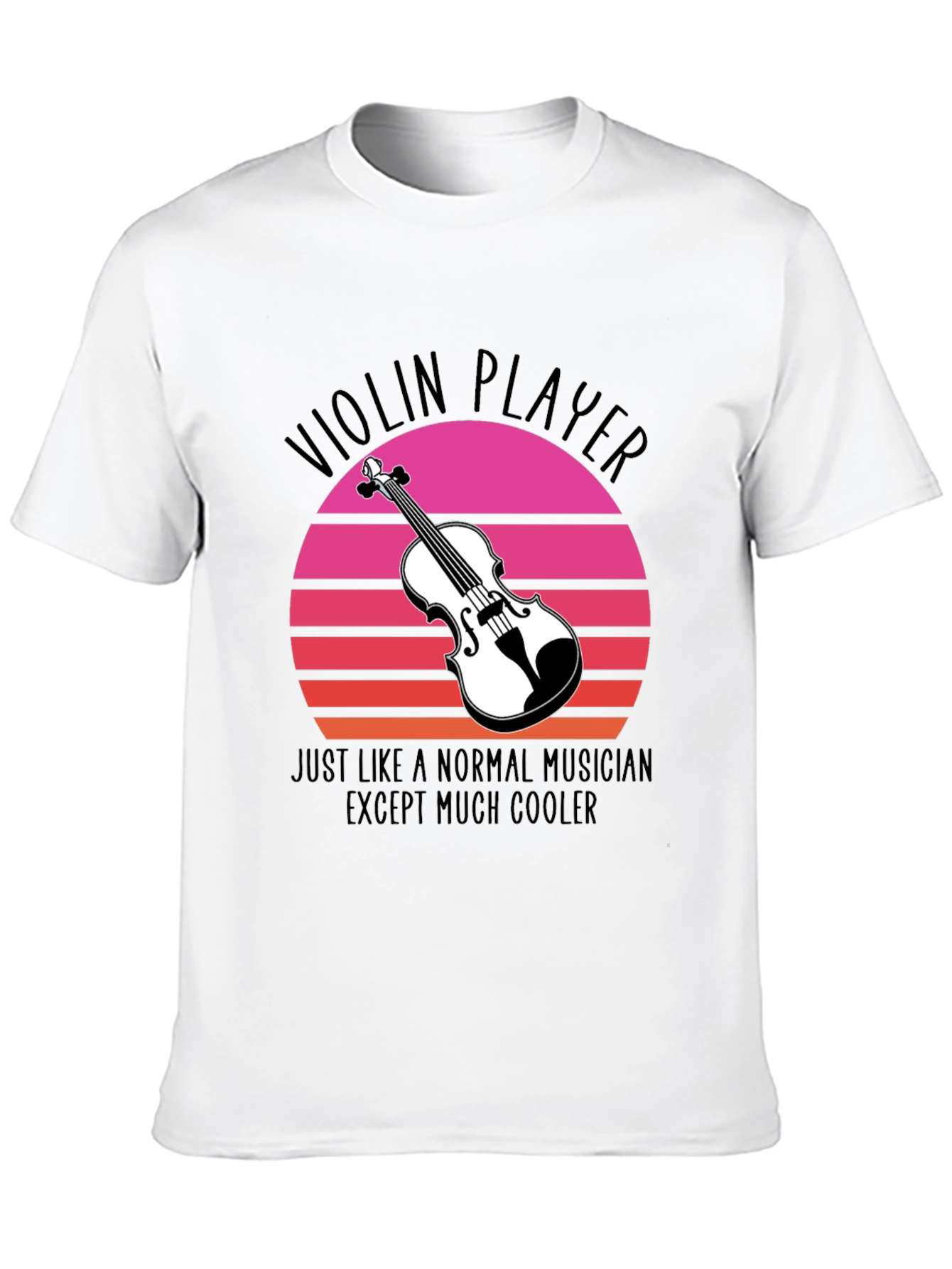Cool Violin Player Graphic Tee