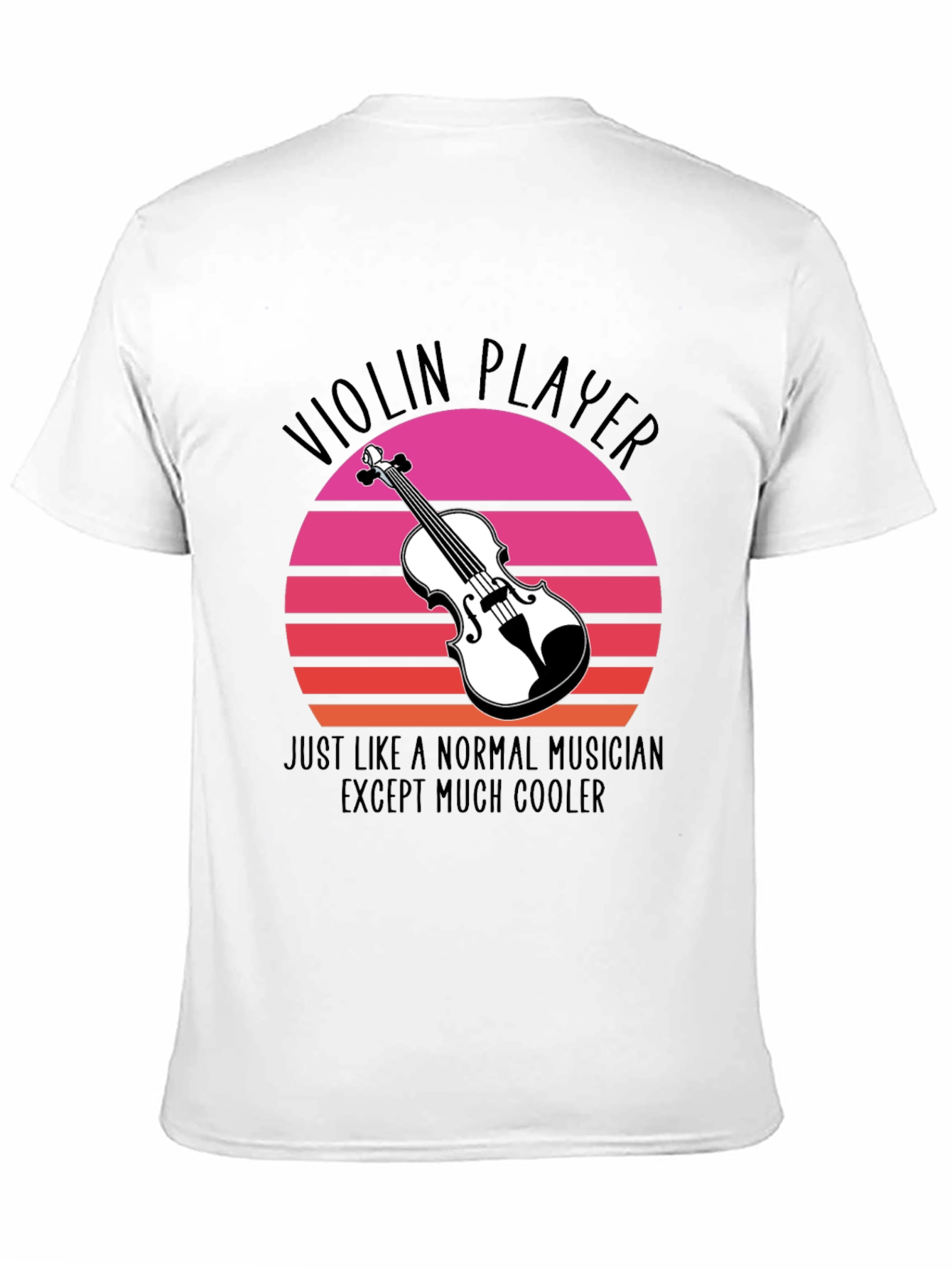 Cool Violin Player Graphic Tee