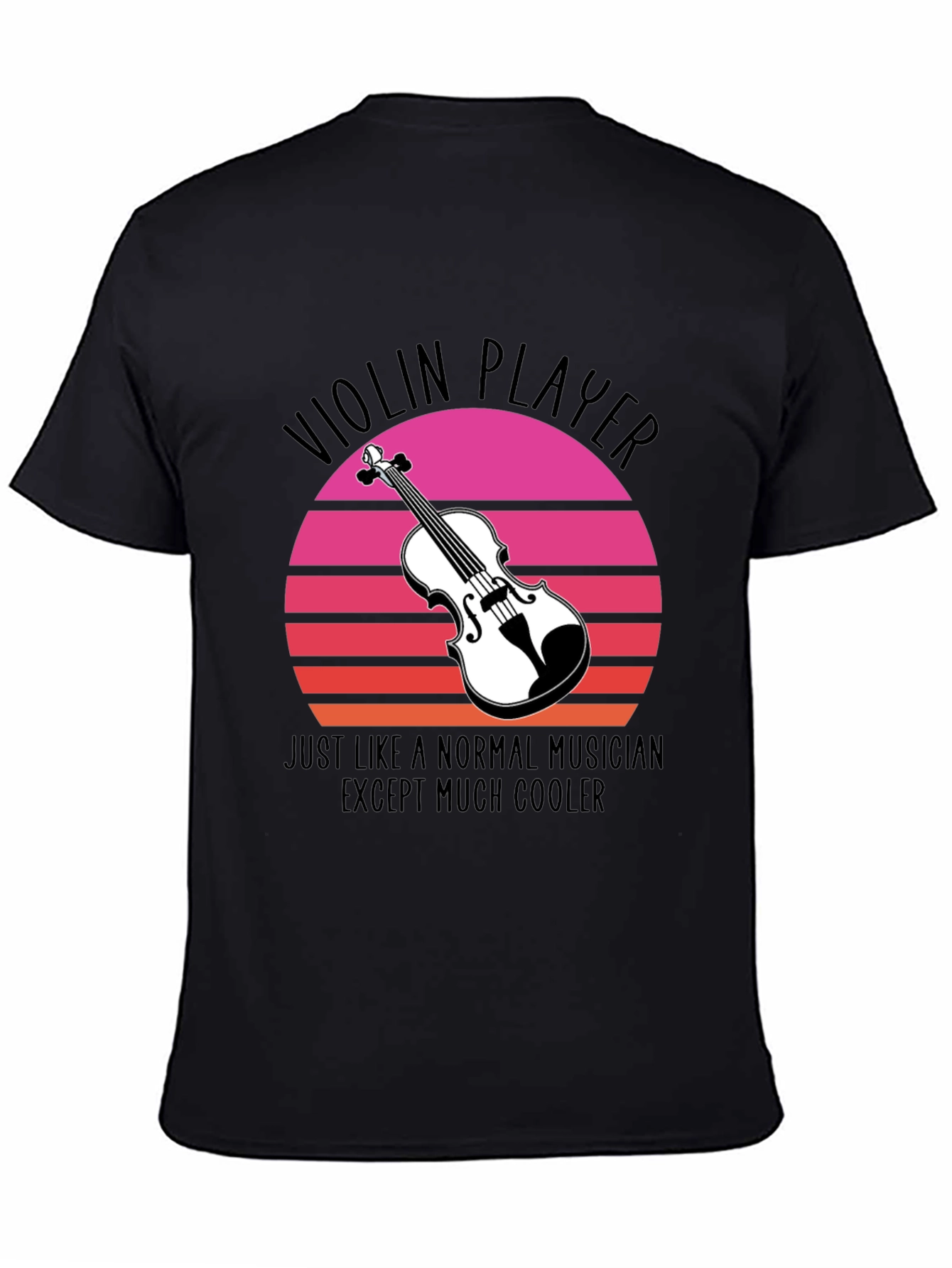 Cool Violin Player Graphic Tee