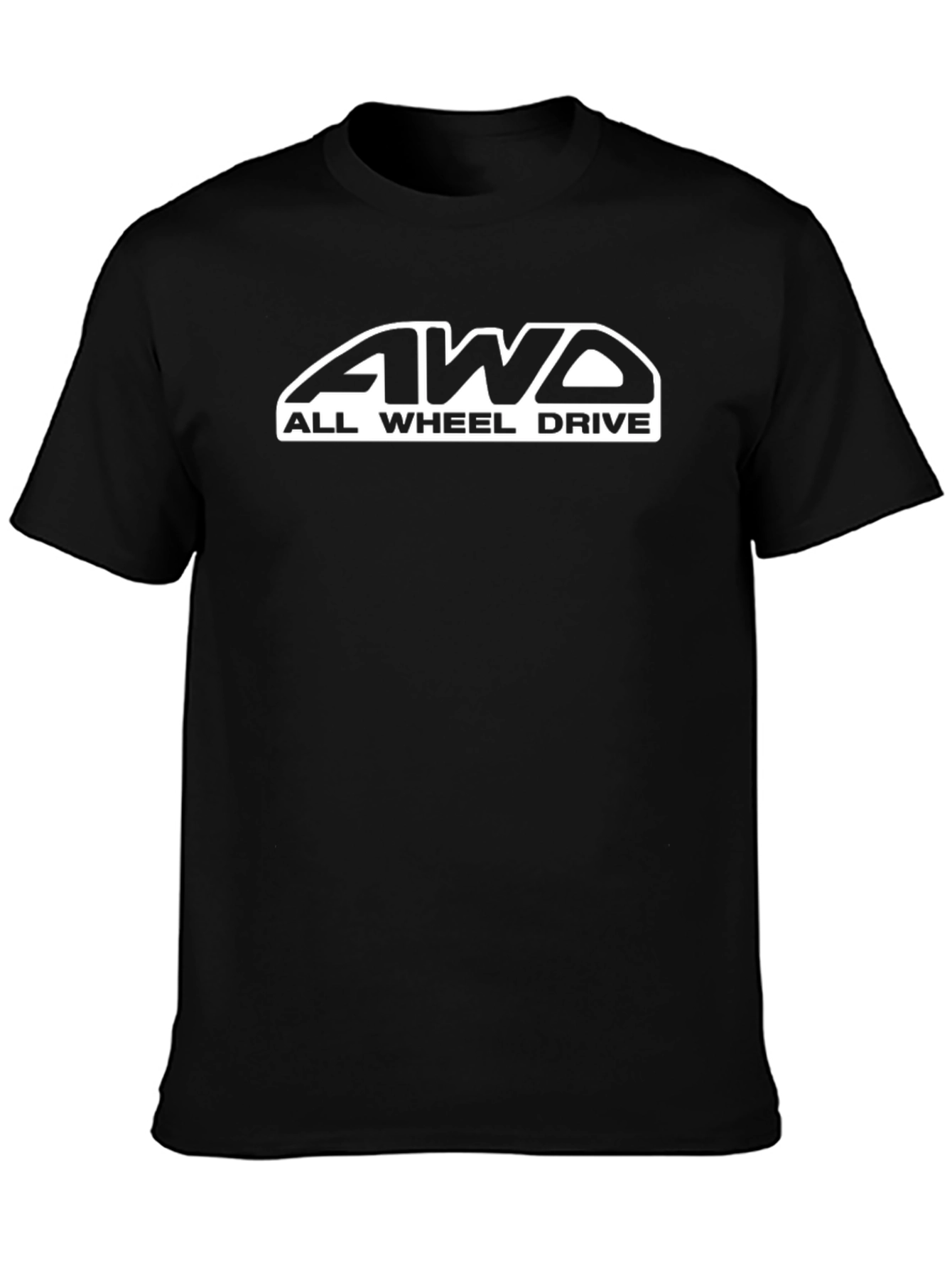 AWD All Wheel Drive T-Shirt Black