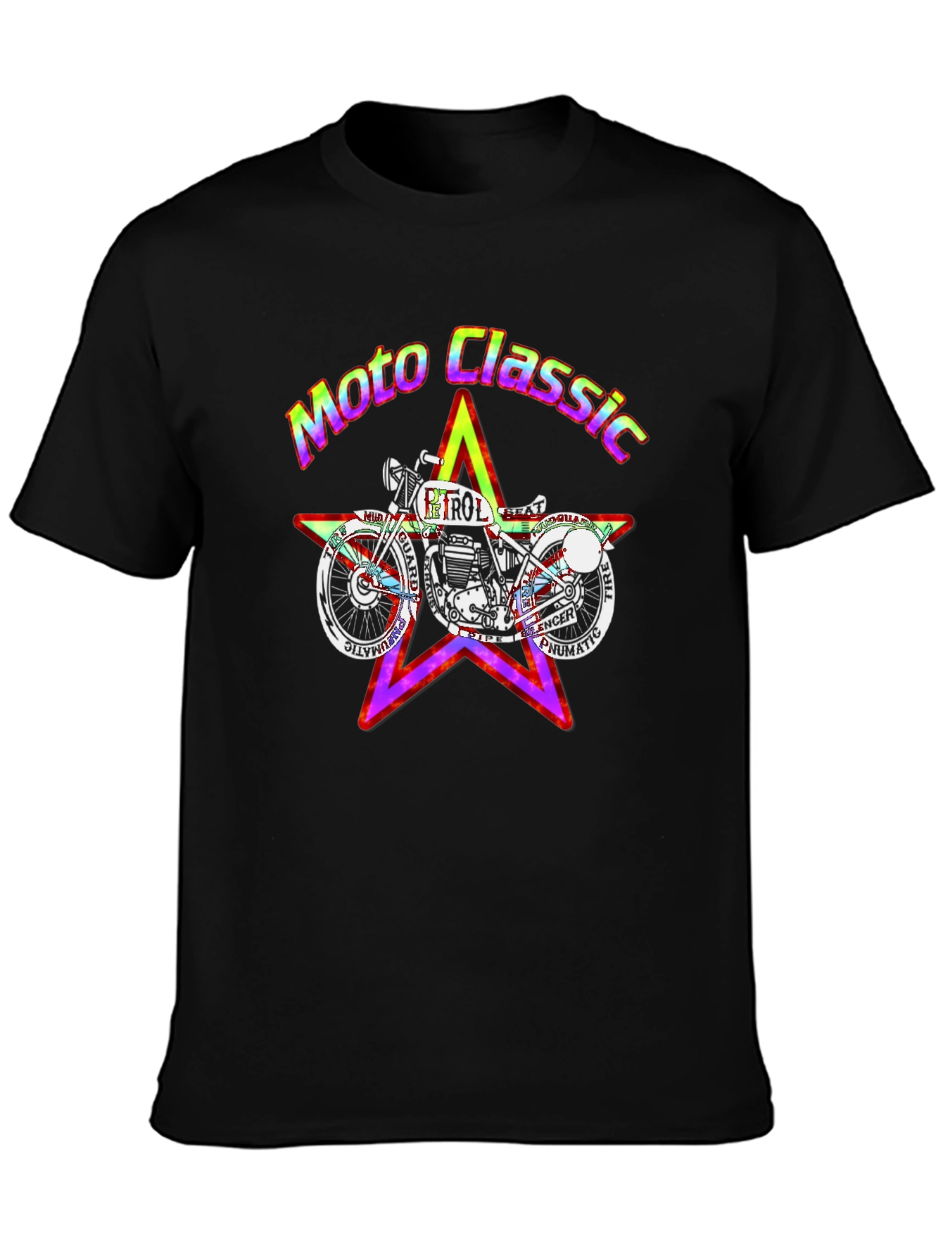 Moto Classic T-Shirt - Stylish Motorcycle Graphic Tee