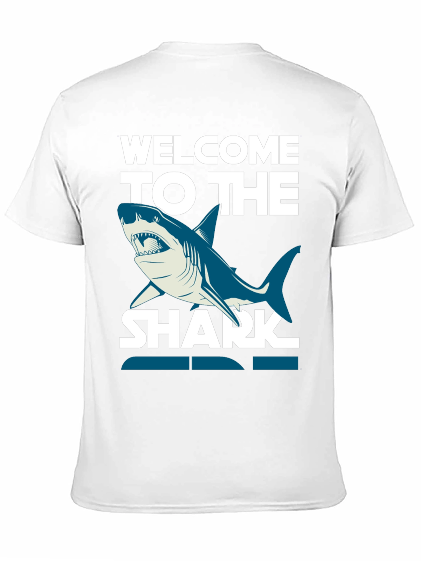 Welcome to the Shark Zone Black Graphic Tee