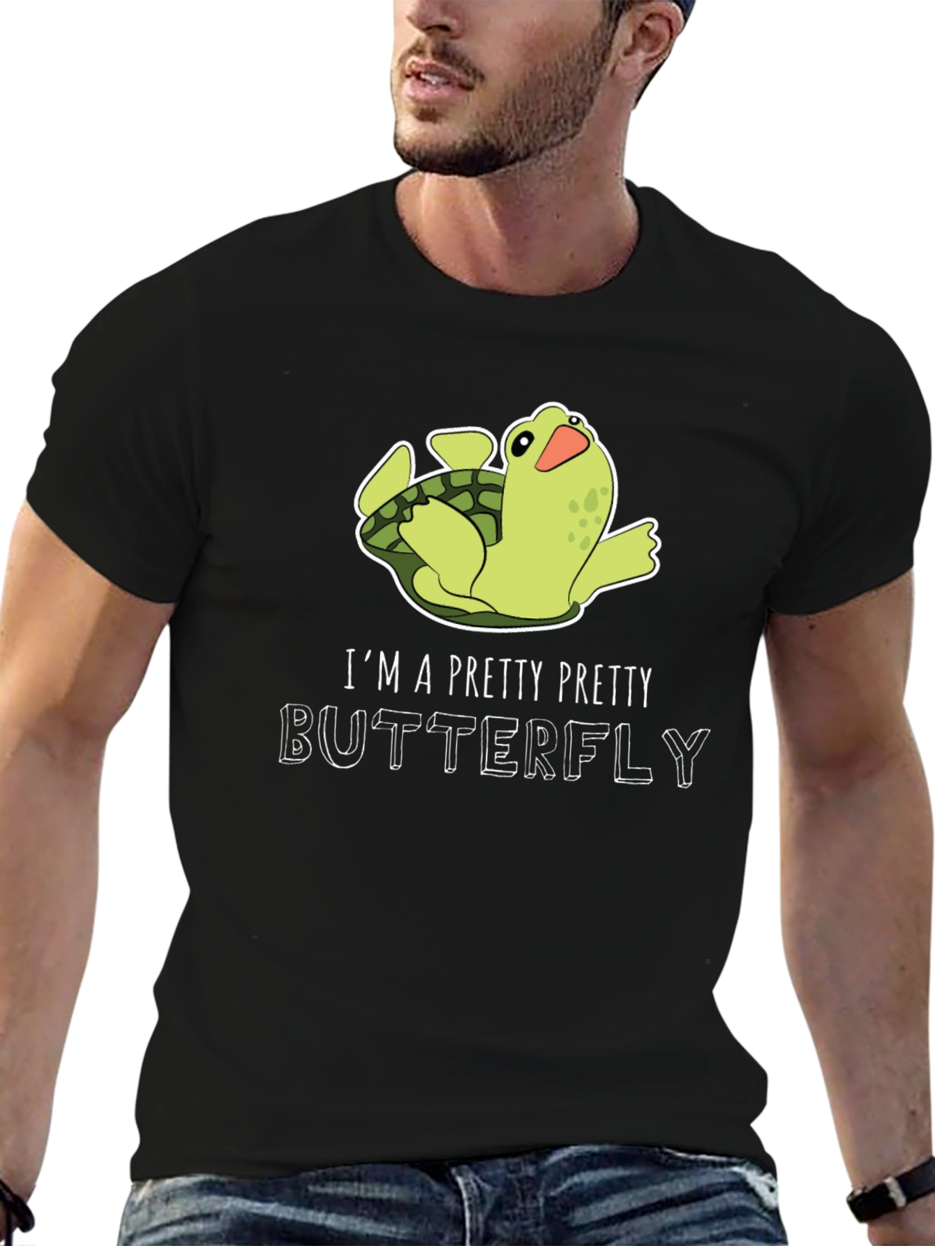 Funny Turtle Butterfly T-Shirt