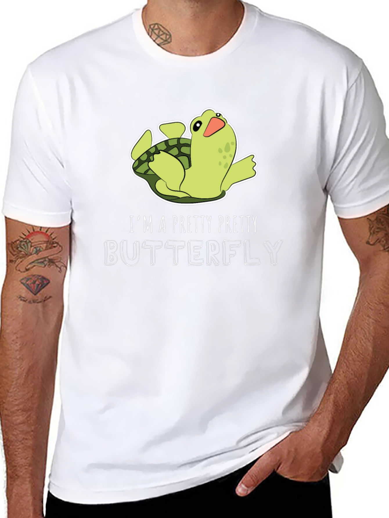 Funny Turtle Butterfly T-Shirt