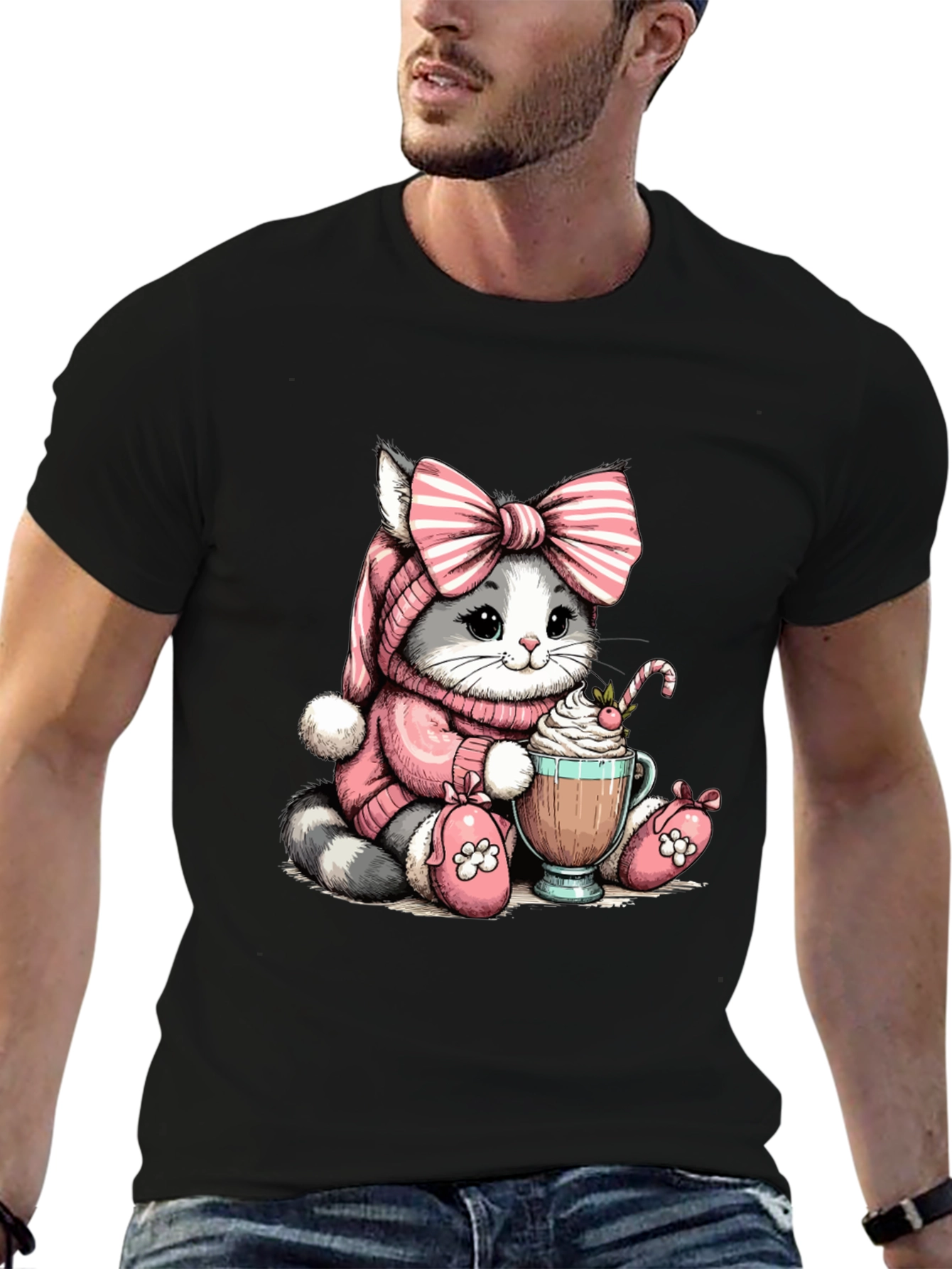 Cute Kitten Cocoa T-Shirt