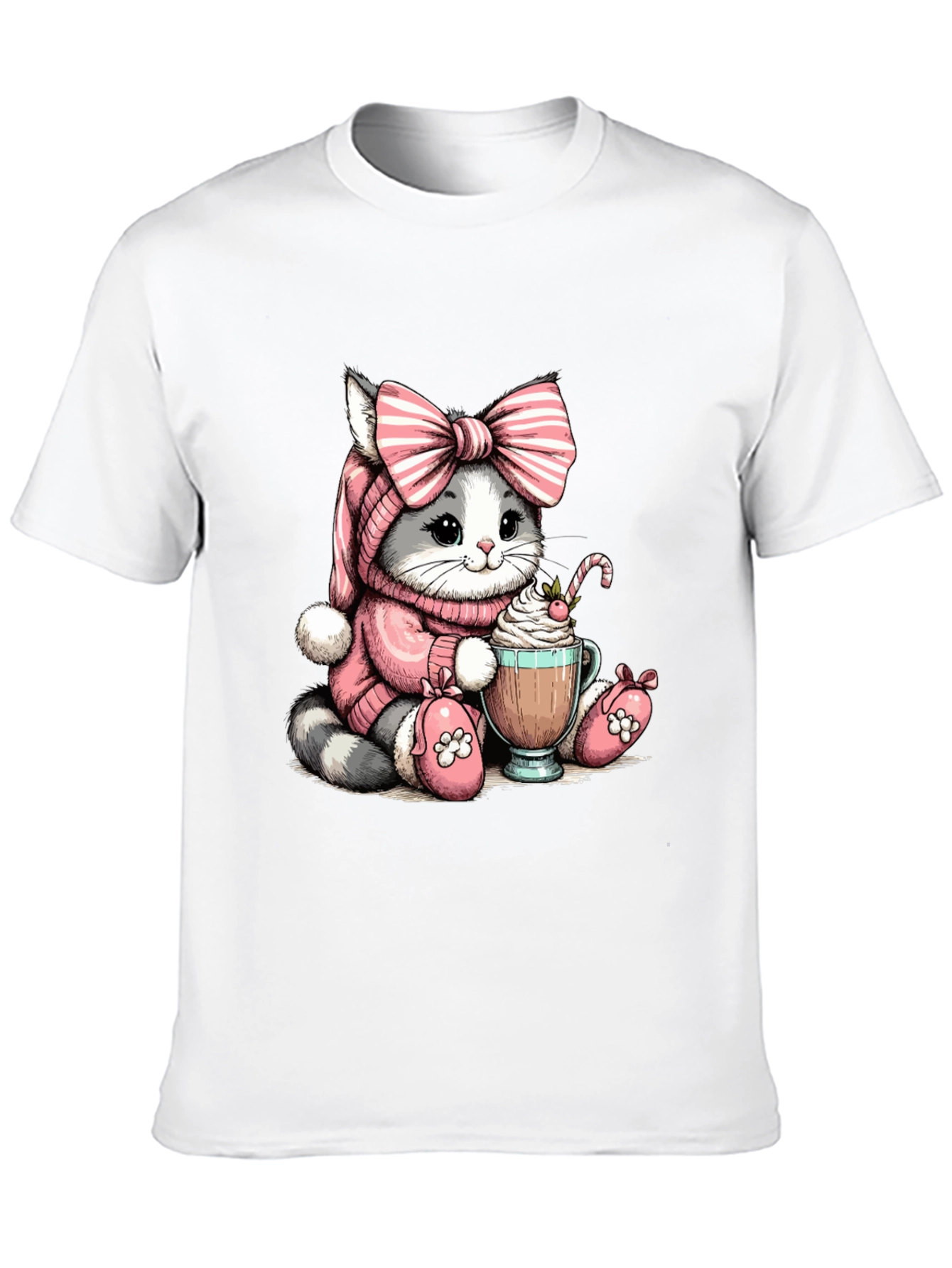 Cute Kitten Cocoa T-Shirt