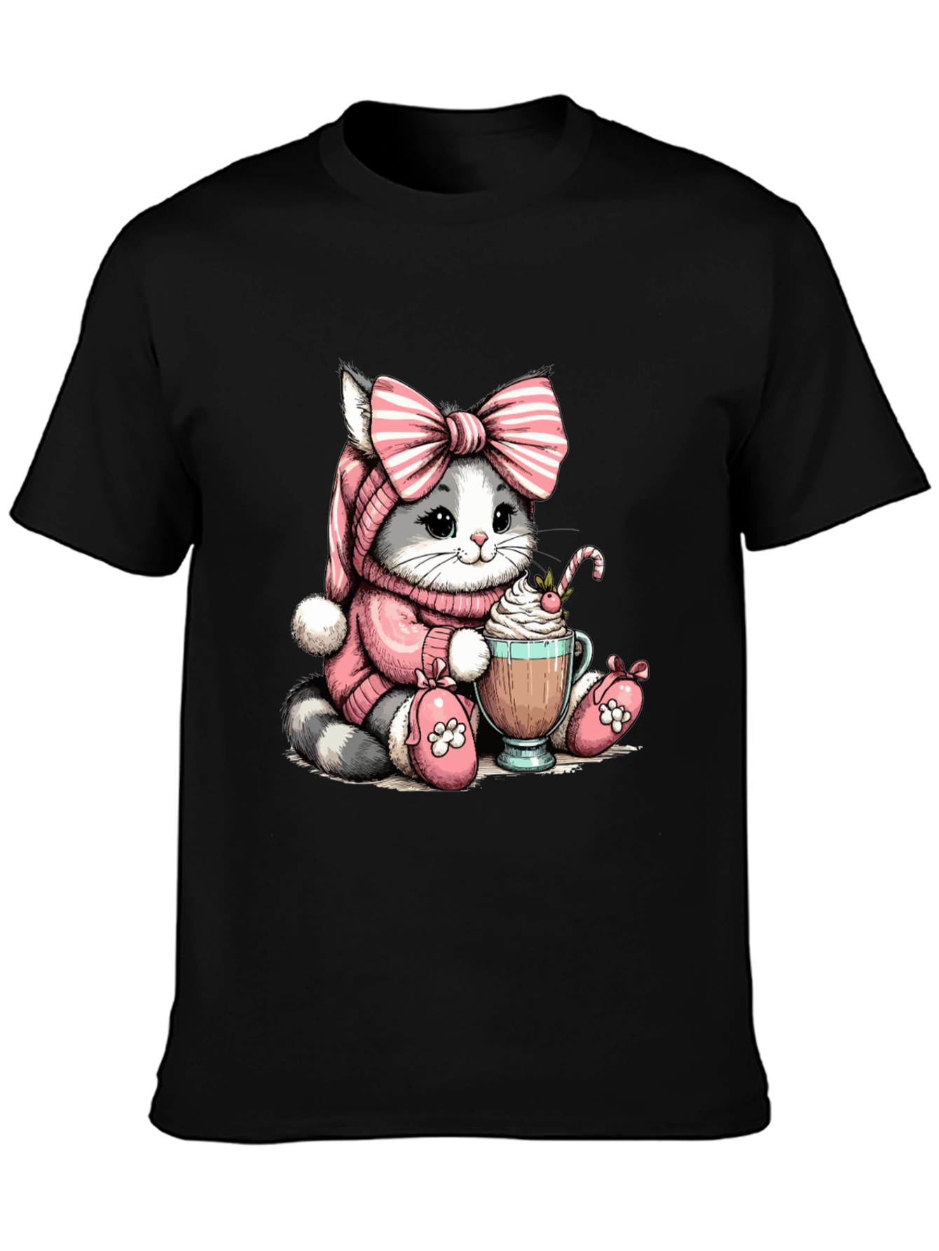 Cute Kitten Cocoa T-Shirt