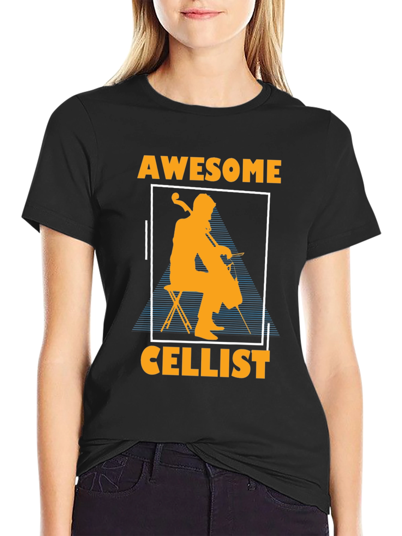 Awesome Cellist T-Shirt - Music Lover Tee
