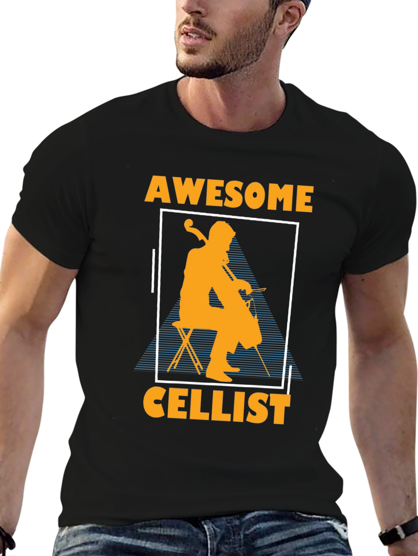 Awesome Cellist T-Shirt - Music Lover Tee