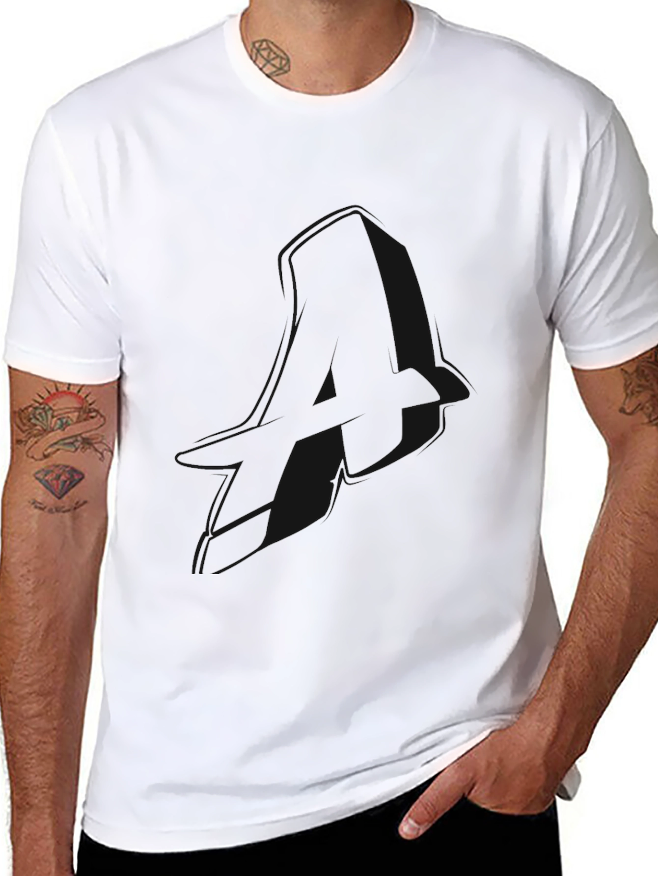 Classic Black Mens T-Shirt - Soft & Versatile