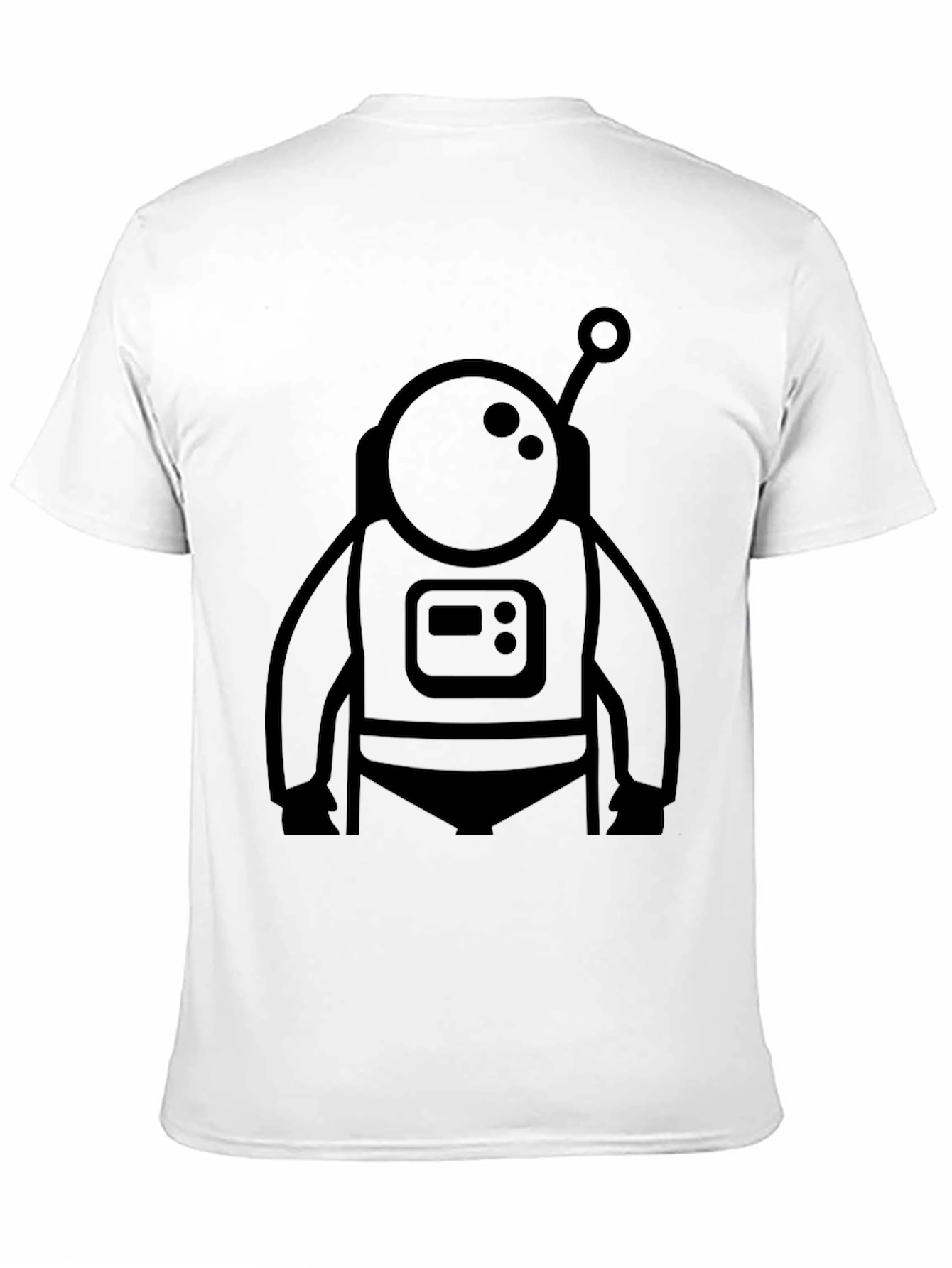 Astronaut Graphic Tee - Black Novelty T-Shirt