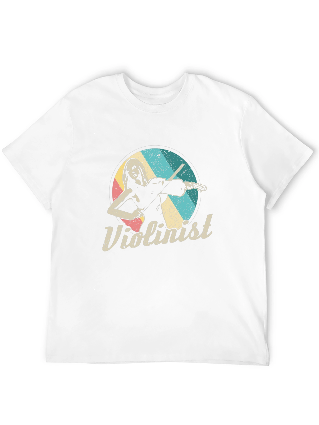 Violinist Retro T-Shirt - Classic Musical Tee