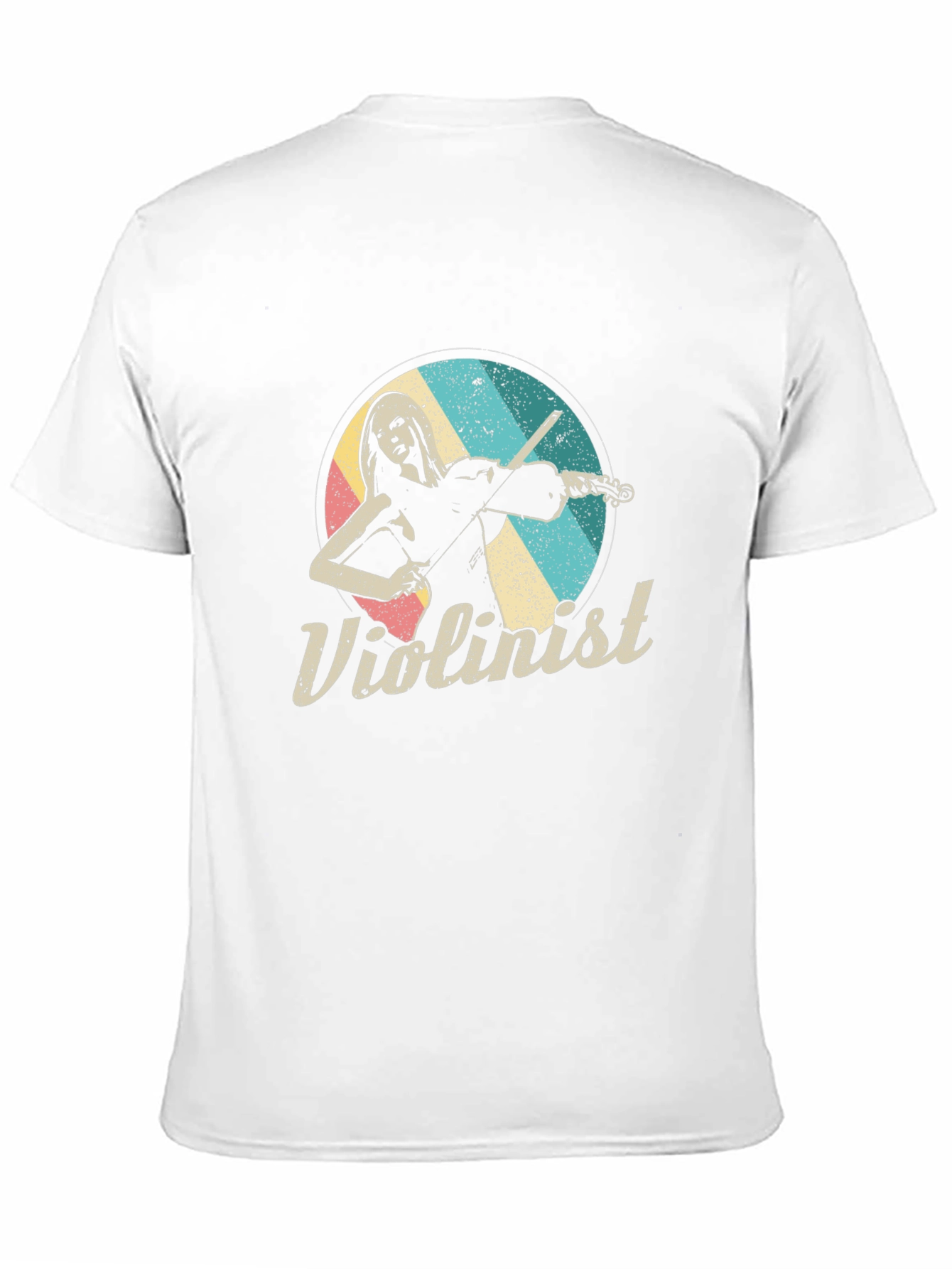 Violinist Retro T-Shirt - Classic Musical Tee