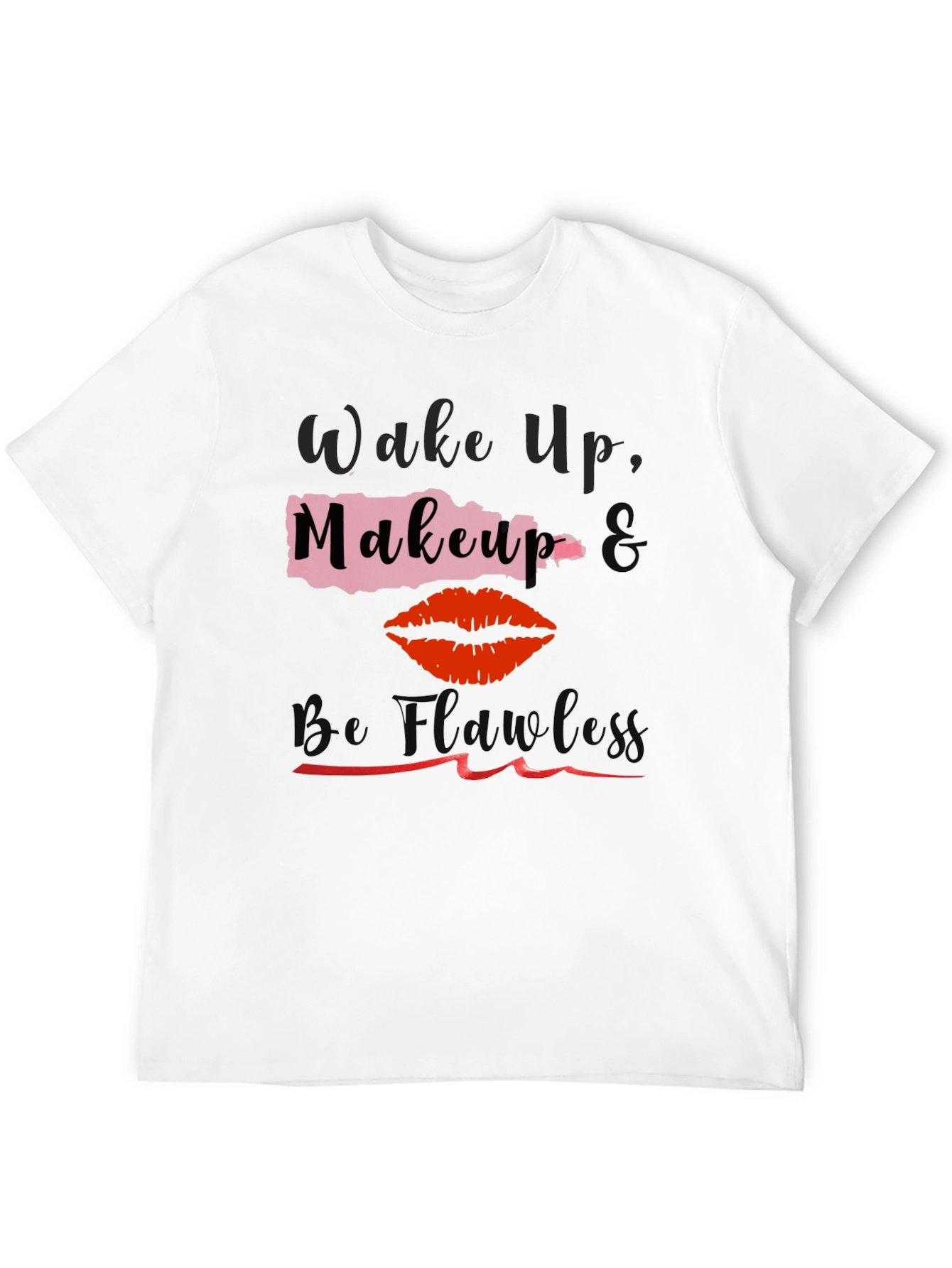 Wake Up Makeup Flawless Graphic Tee