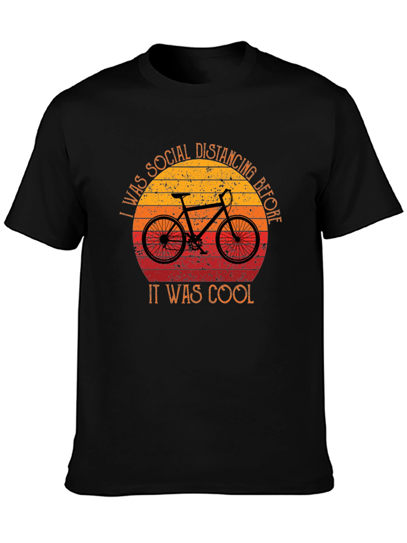 Social Distancing Bicycle Graphic Tee