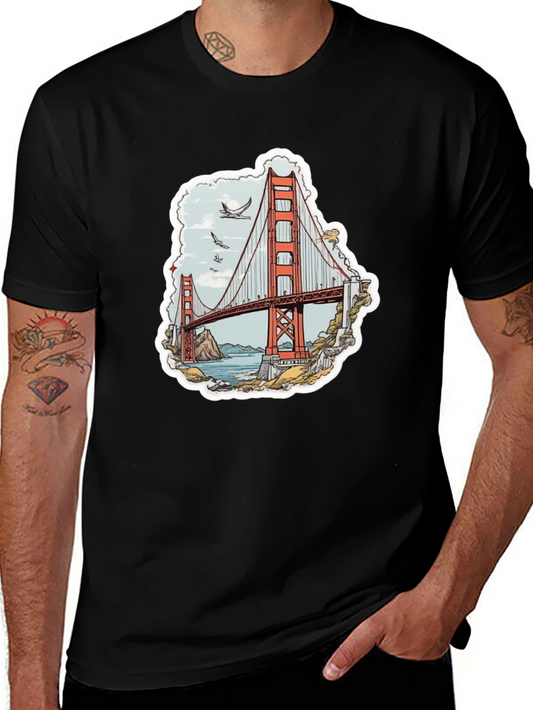 Golden Gate Bridge Graphic T-Shirt