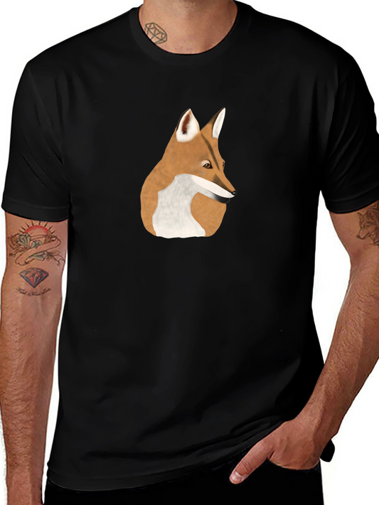 Fox Head Graphic Tee - Premium Cotton