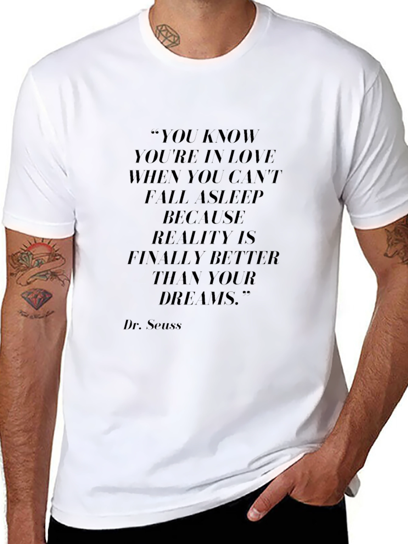Quote T-Shirt: You Know Youre In Love